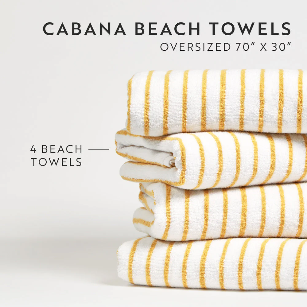 100% Cotton Cabana Towel Set (4-Pack) (Sale) - Image 29
