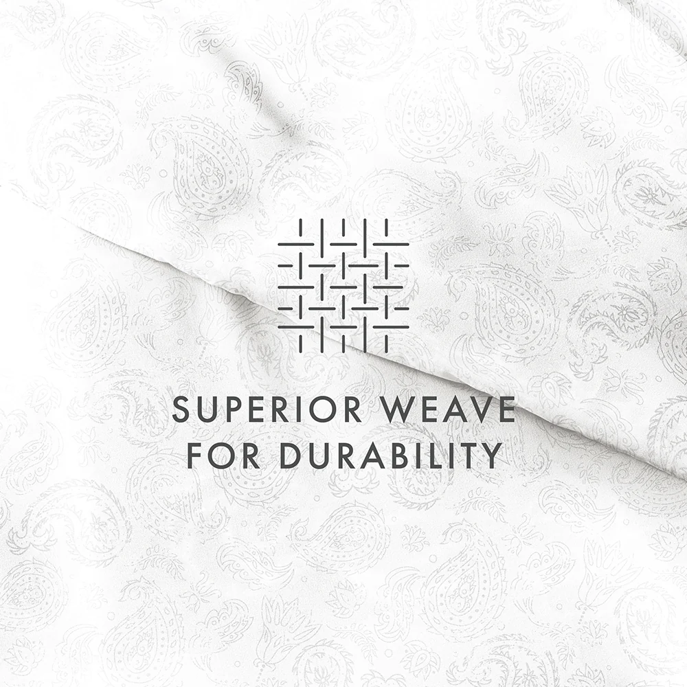 Coarse Paisley Pattern 3-Piece Duvet Cover Set (Sale) - Image 20