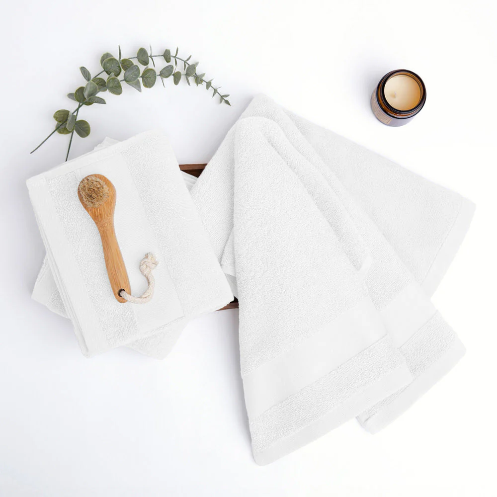 Ultra Soft 100% Cotton 4-Piece Hand Towel Set (Sale) - Image 4