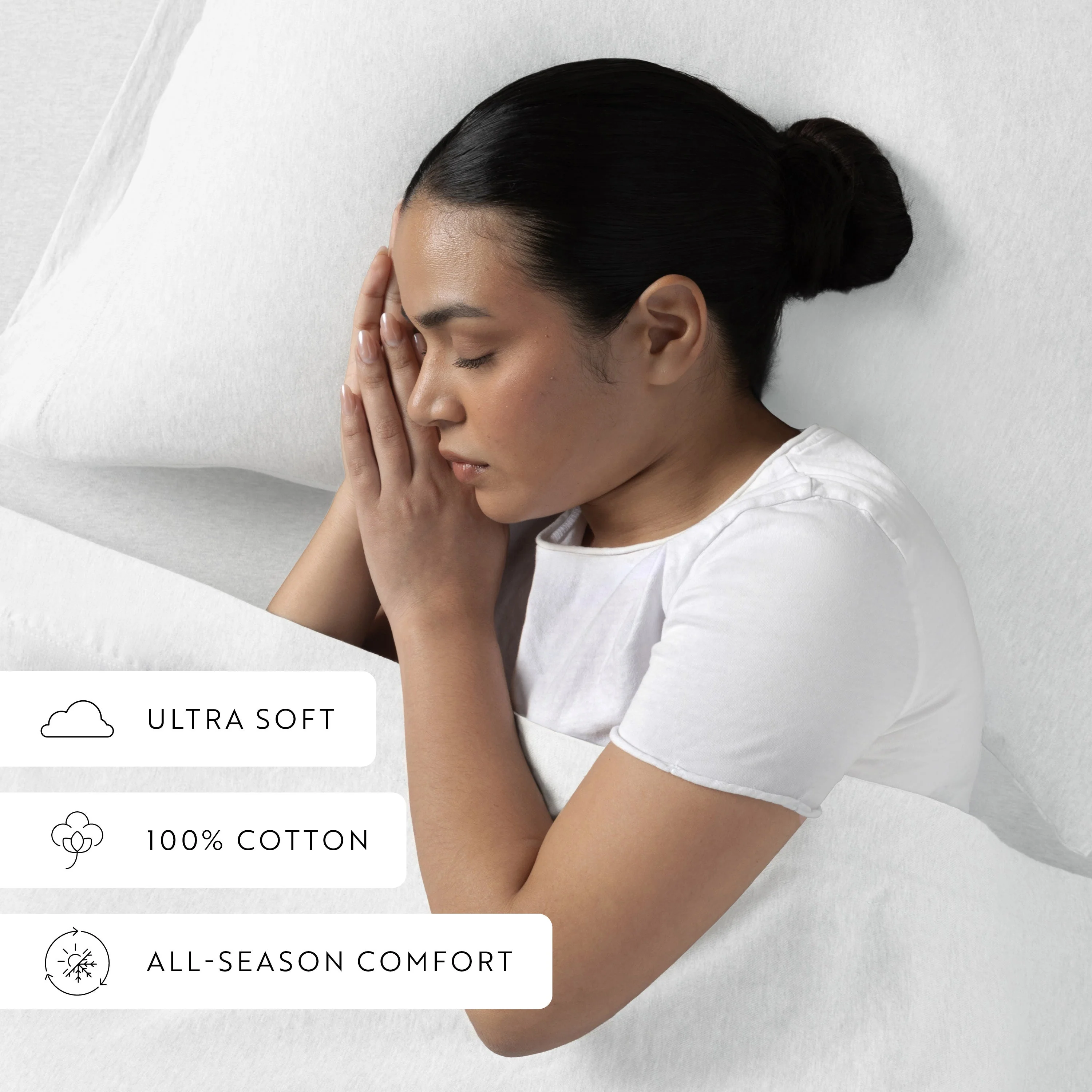 Jersey Knit 4-Piece Cotton Sheet Set (Sale) - Image 23