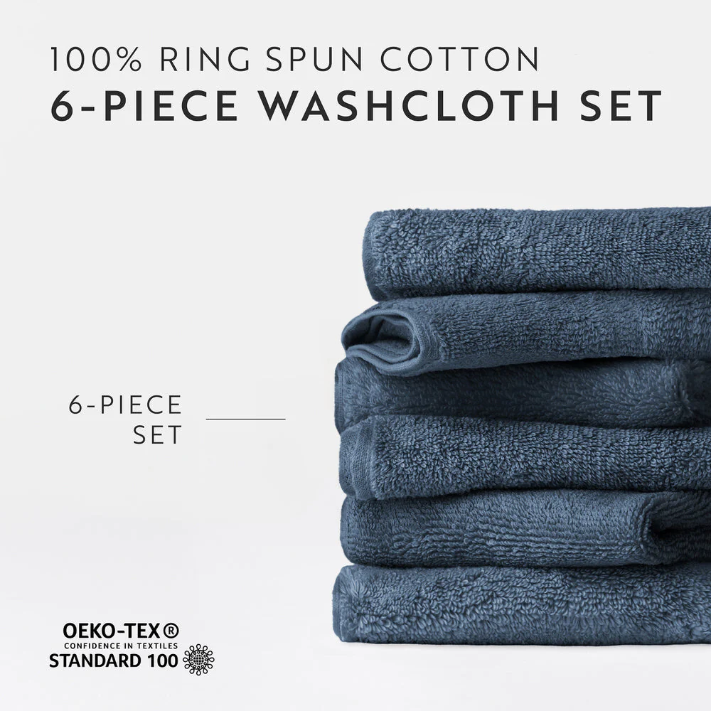 Ultra Soft 100% Cotton 6-Piece Washcloth Set (Sale) - Image 31