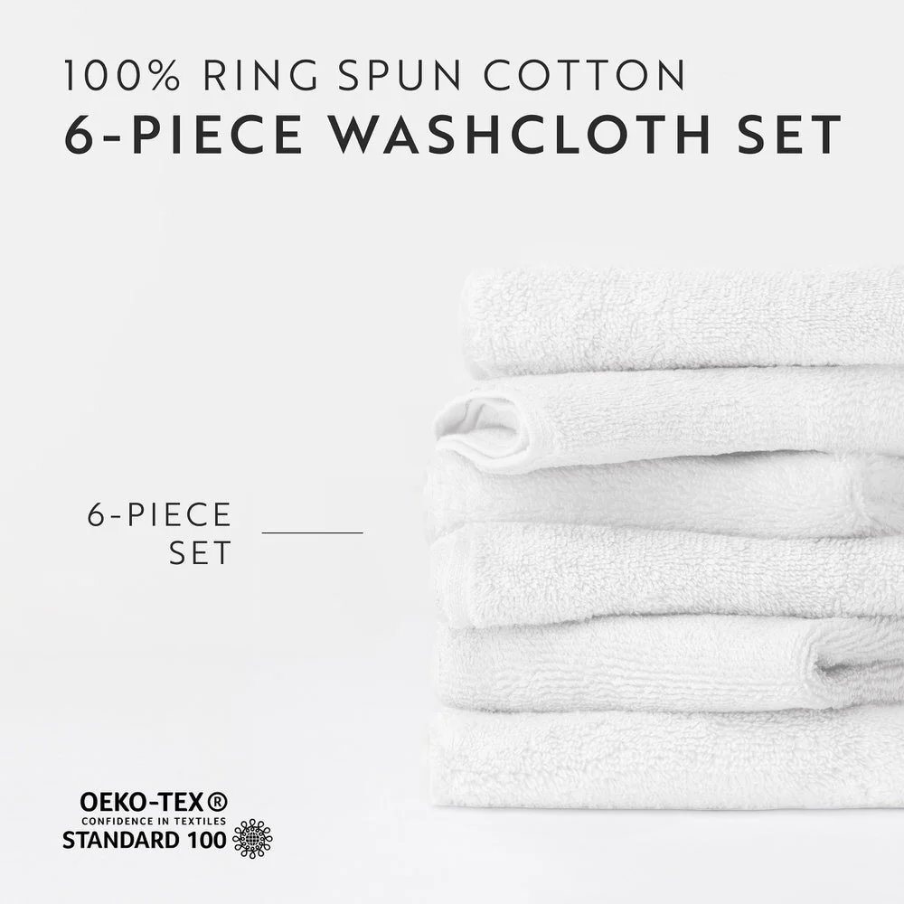 Ultra Soft 100% Cotton 6-Piece Washcloth Set (Sale) - Image 32