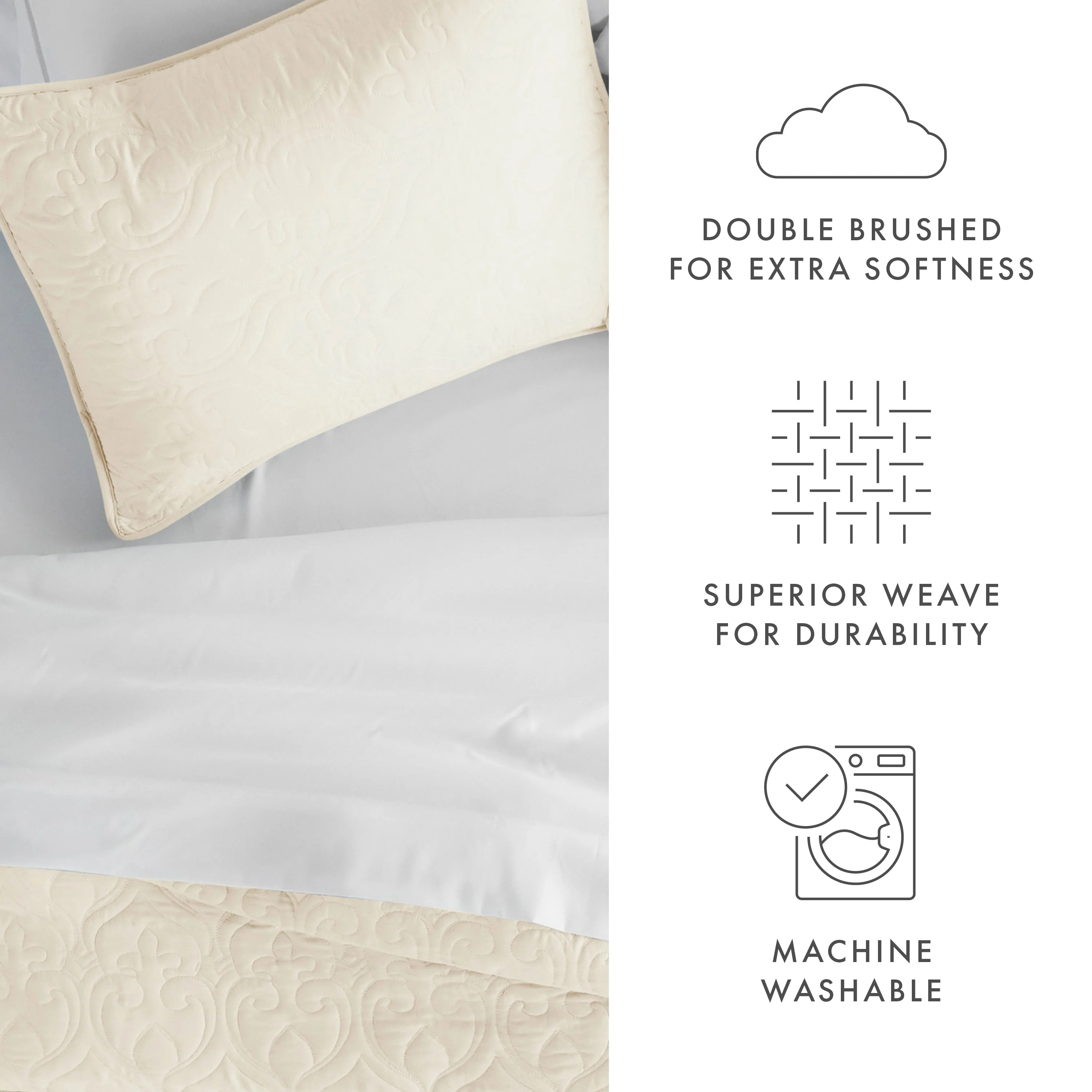 3-Piece Damask Quilted Coverlet Set (Sale) - Image 22