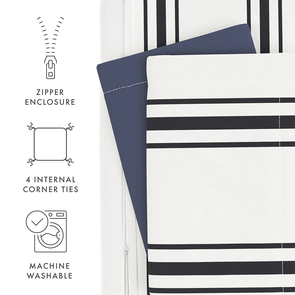 Desert Stripe Pattern 3-Piece Reversible Duvet Cover Set (Sale) - Image 21