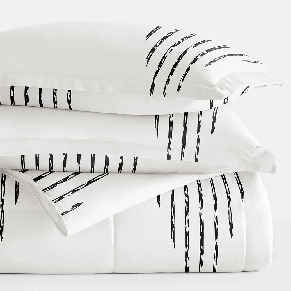 Diamond Stripe Down-Alternative Comforter Set (Sale) - Image 5