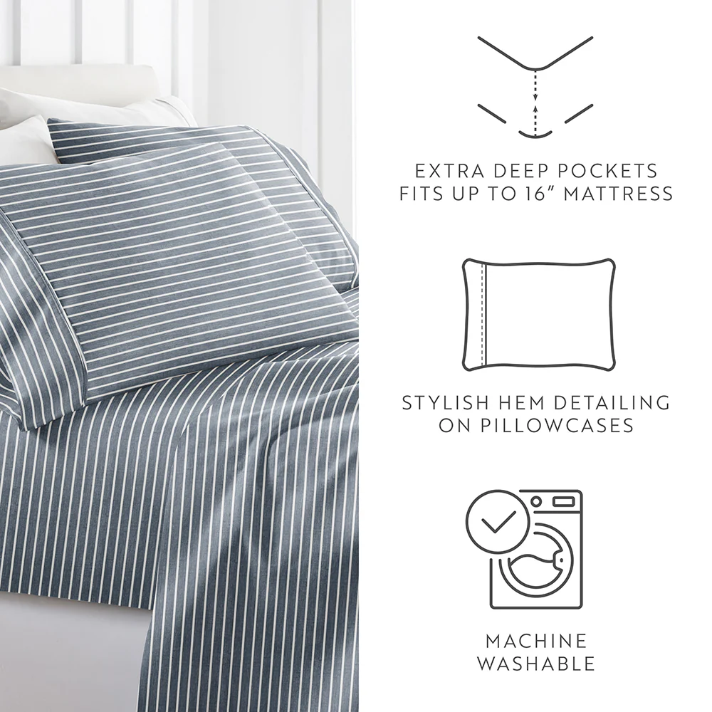 Distressed Awning Stripe 4-Piece Pattern Sheet Set (Sale) - Image 25