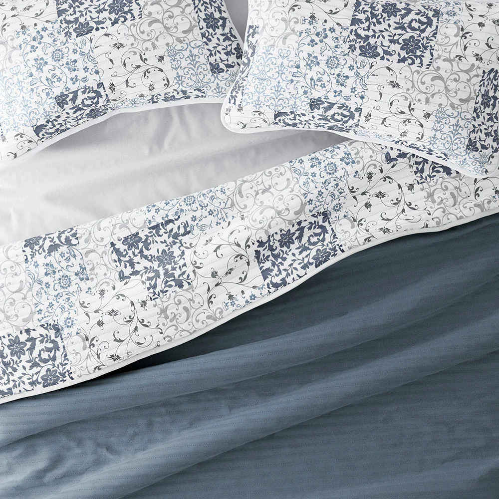 Sale - Floral 3-Piece Quilted Coverlet Set - Image 44