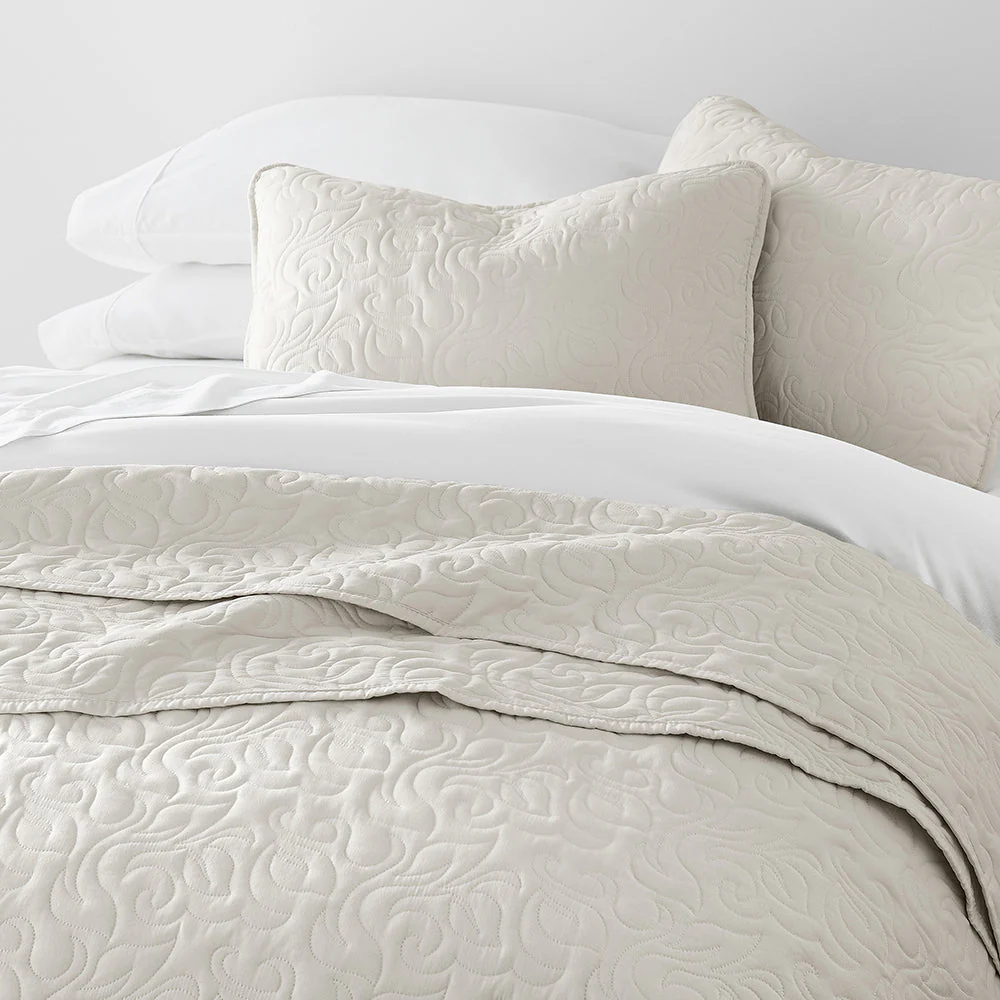 Sale - Floral 3-Piece Quilted Coverlet Set - Image 49