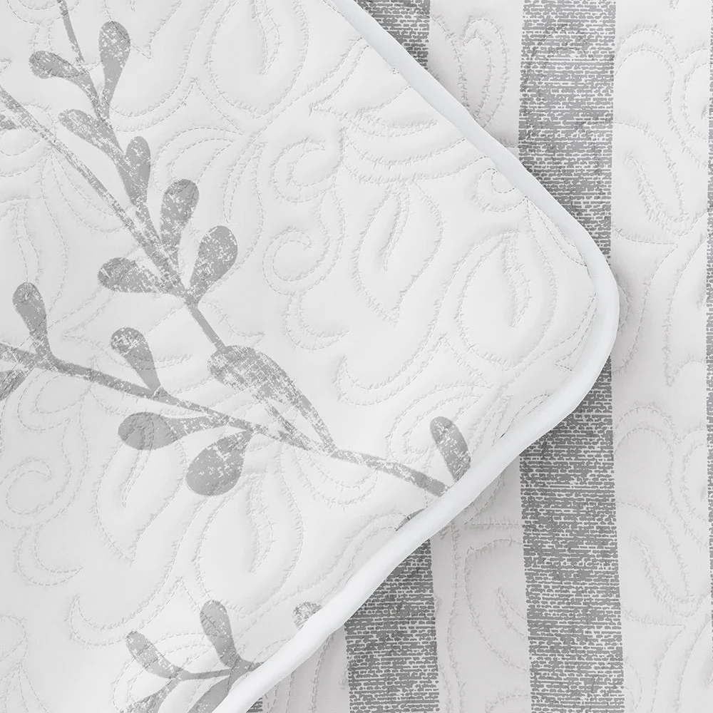 Sale - Floral 3-Piece Quilted Coverlet Set - Image 52