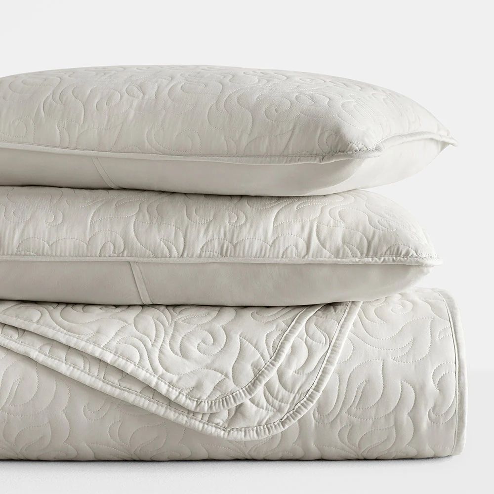 Sale - Floral 3-Piece Quilted Coverlet Set - Image 61