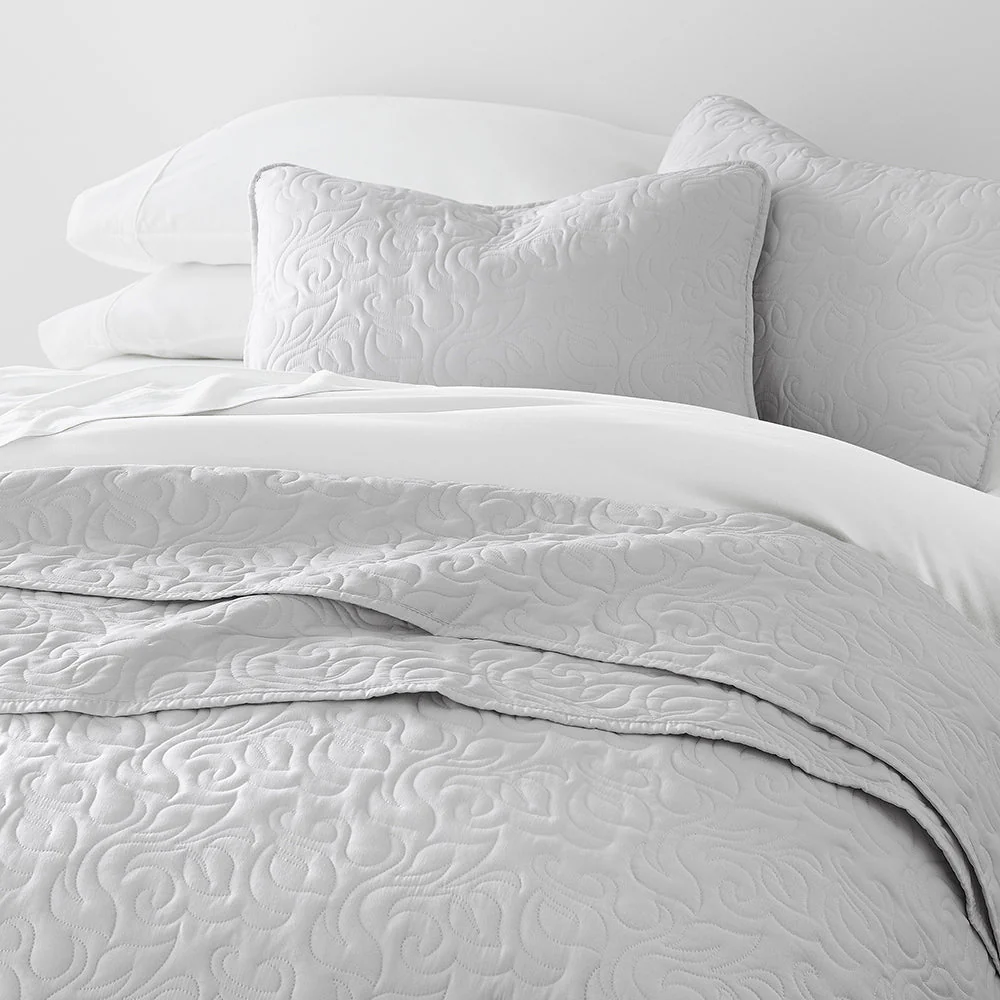 3-Piece Floral Stitch Quilted Coverlet Set (Sale) - Image 27