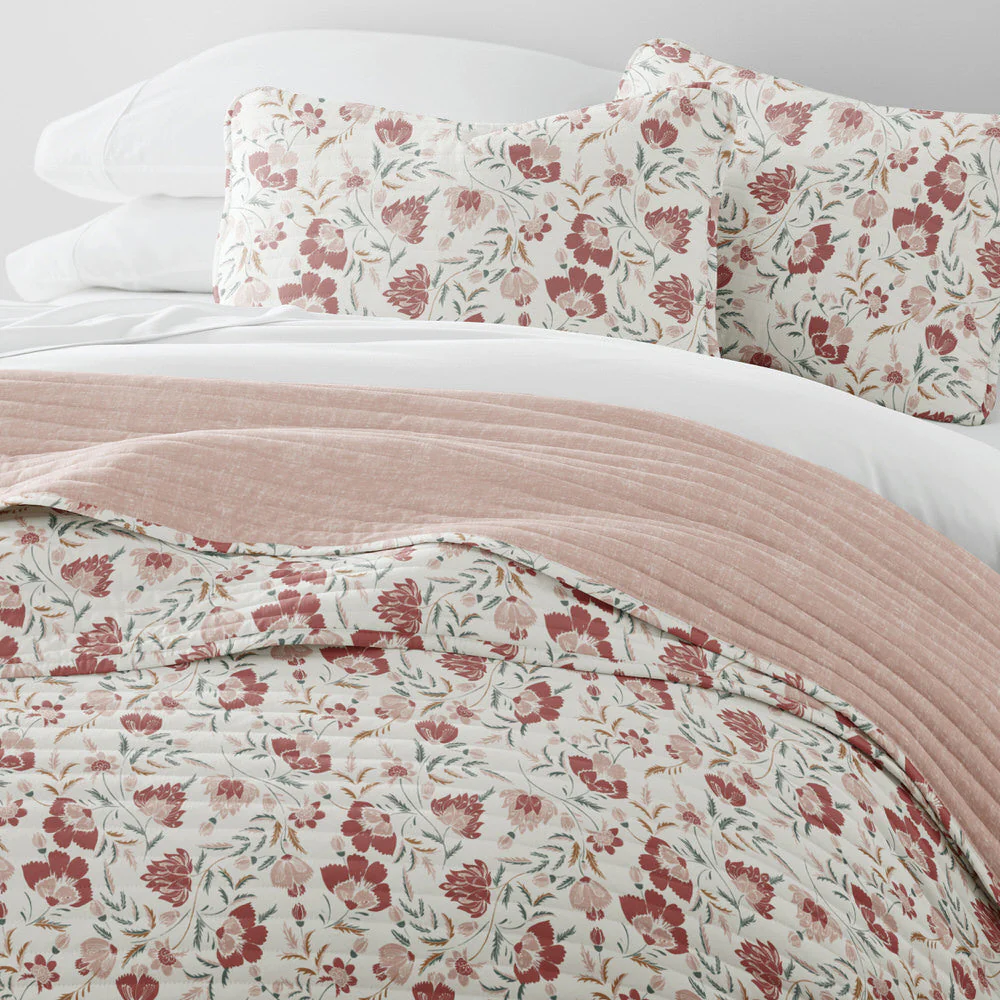 French Jacobean Reversible Quilted Coverlet Set (Sale) - Image 10