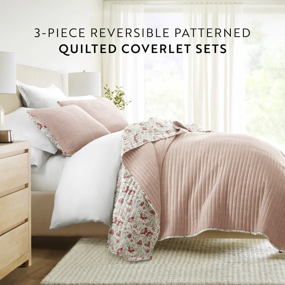 French Jacobean Reversible Quilted Coverlet Set (Sale) - Image 14