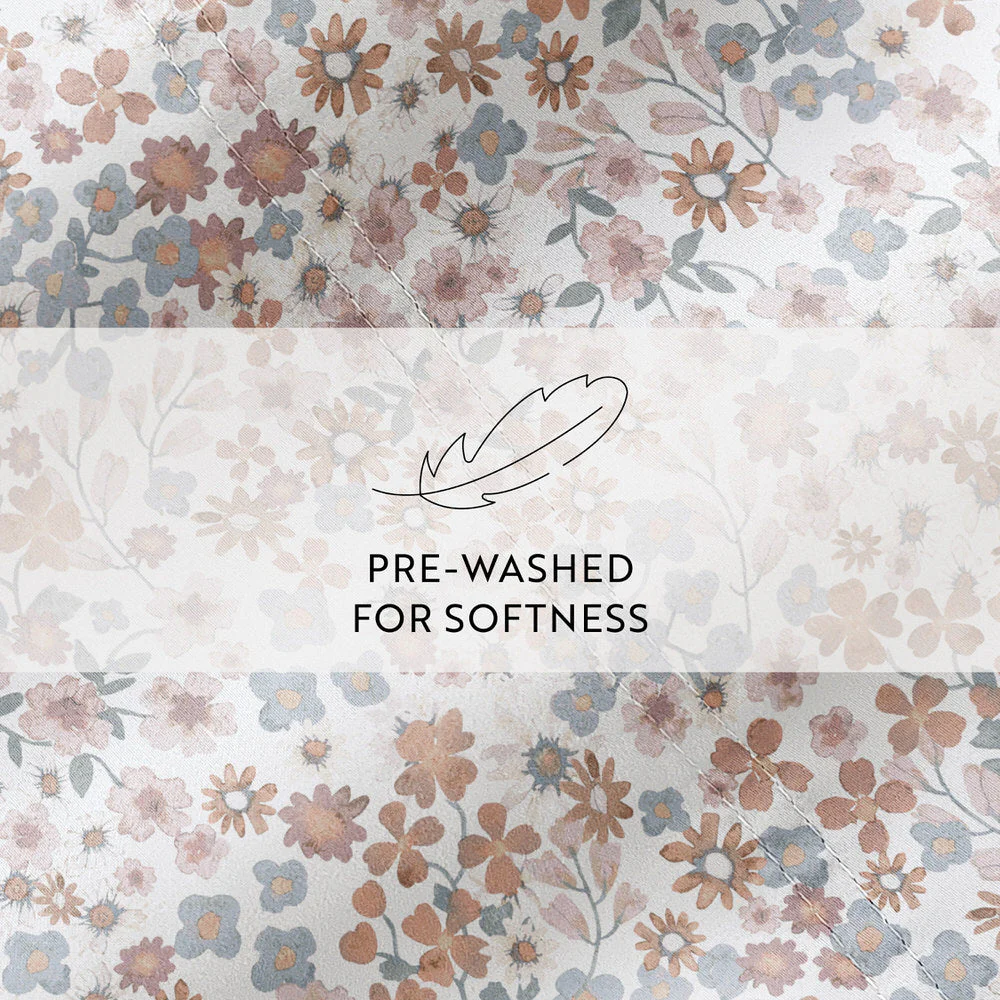 Garden Bloom 4-Piece Long Staple Cotton Sheet Set (Sale) - Image 7