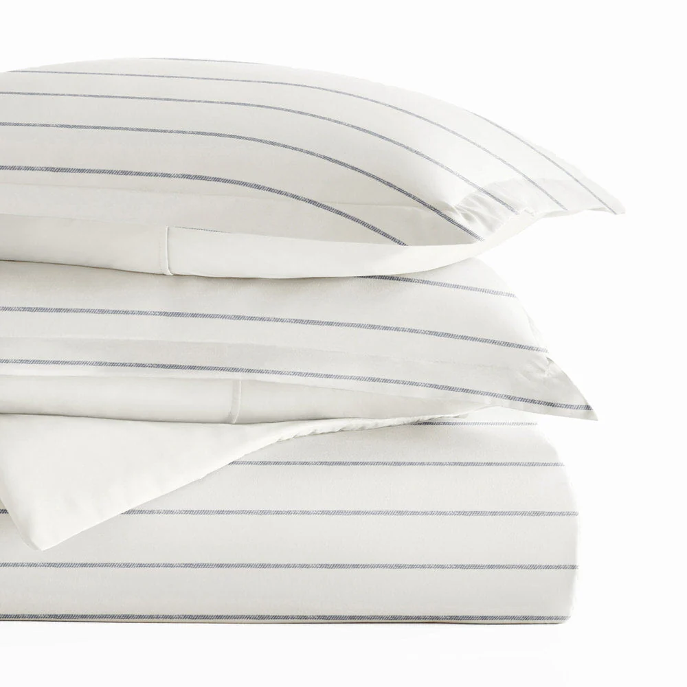 Harbor Stripe Reversible Pattern 3-Piece Duvet Cover Set (Sale) - Image 11