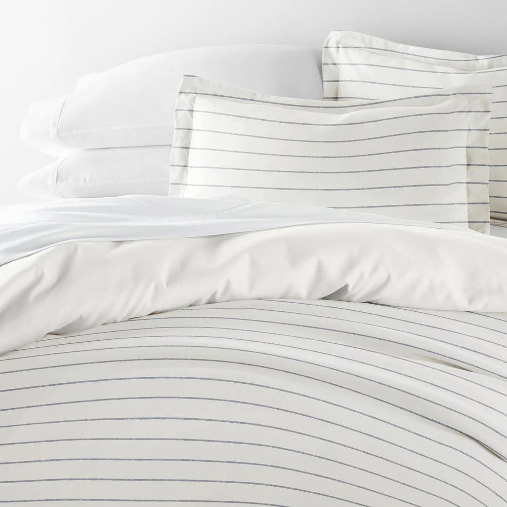 Harbor Stripe Reversible Pattern 3-Piece Duvet Cover Set (Sale) - Image 9