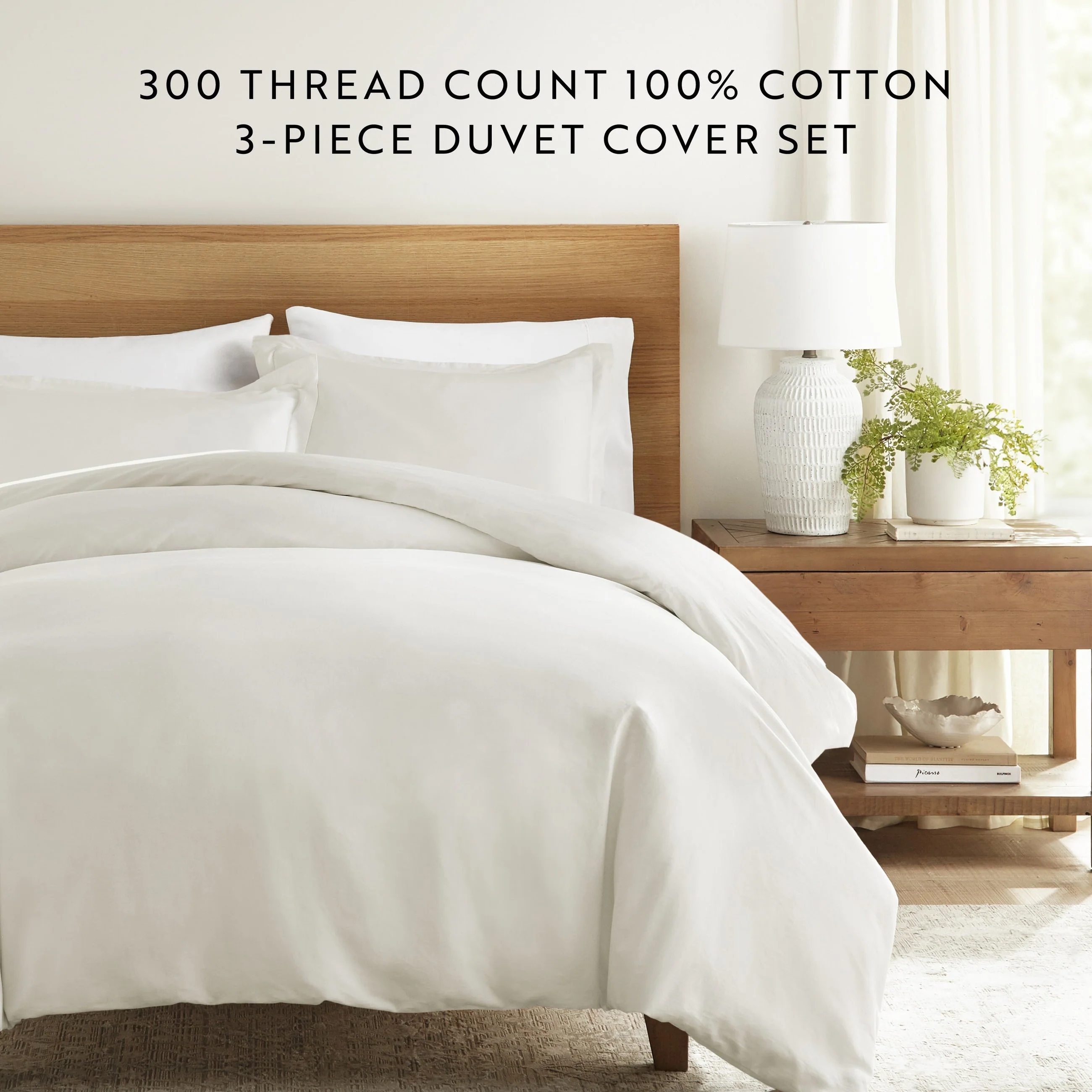 100% Long Staple Cotton 3-Piece Duvet Cover Set (Sale) - Image 32
