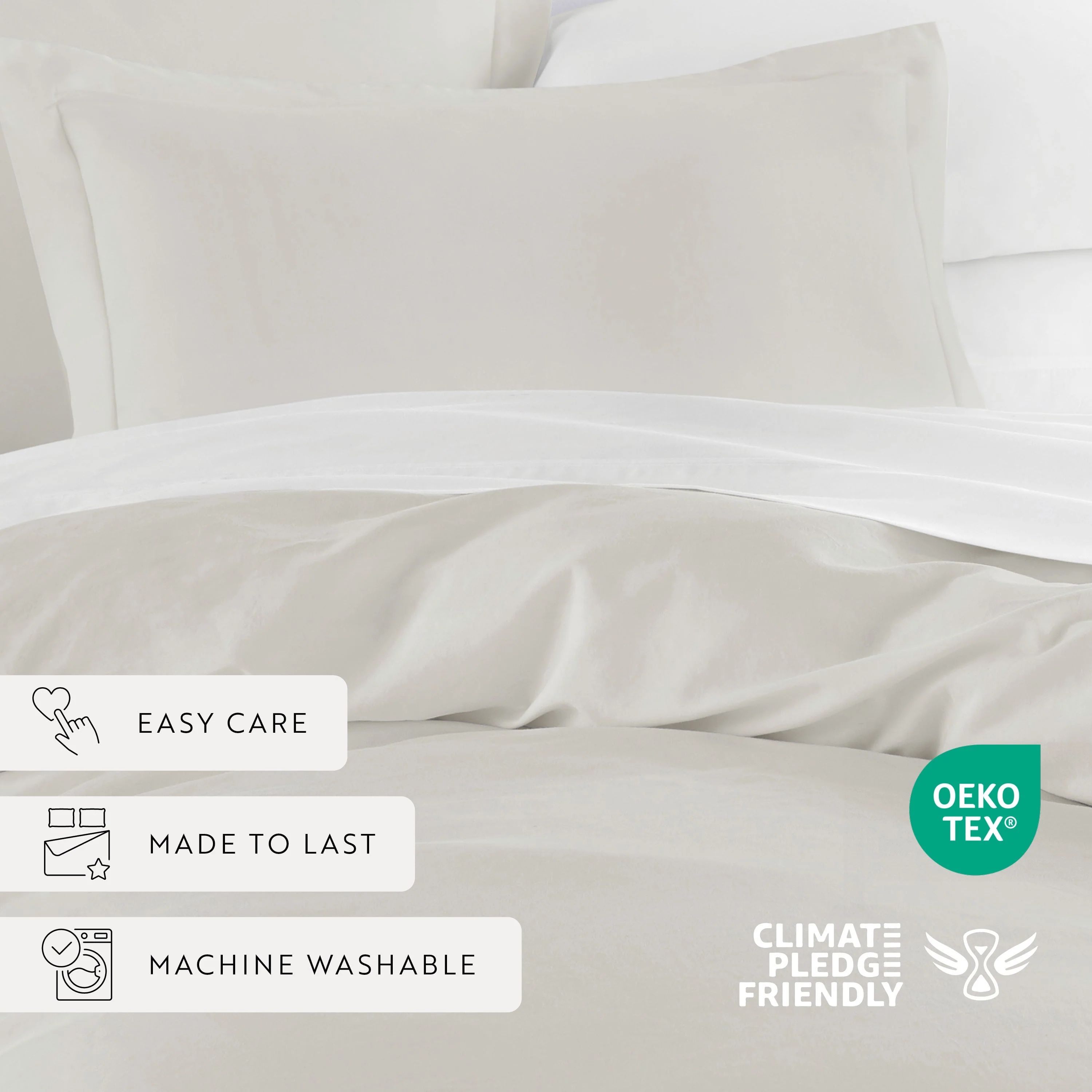 100% Long Staple Cotton 3-Piece Duvet Cover Set (Sale) - Image 38