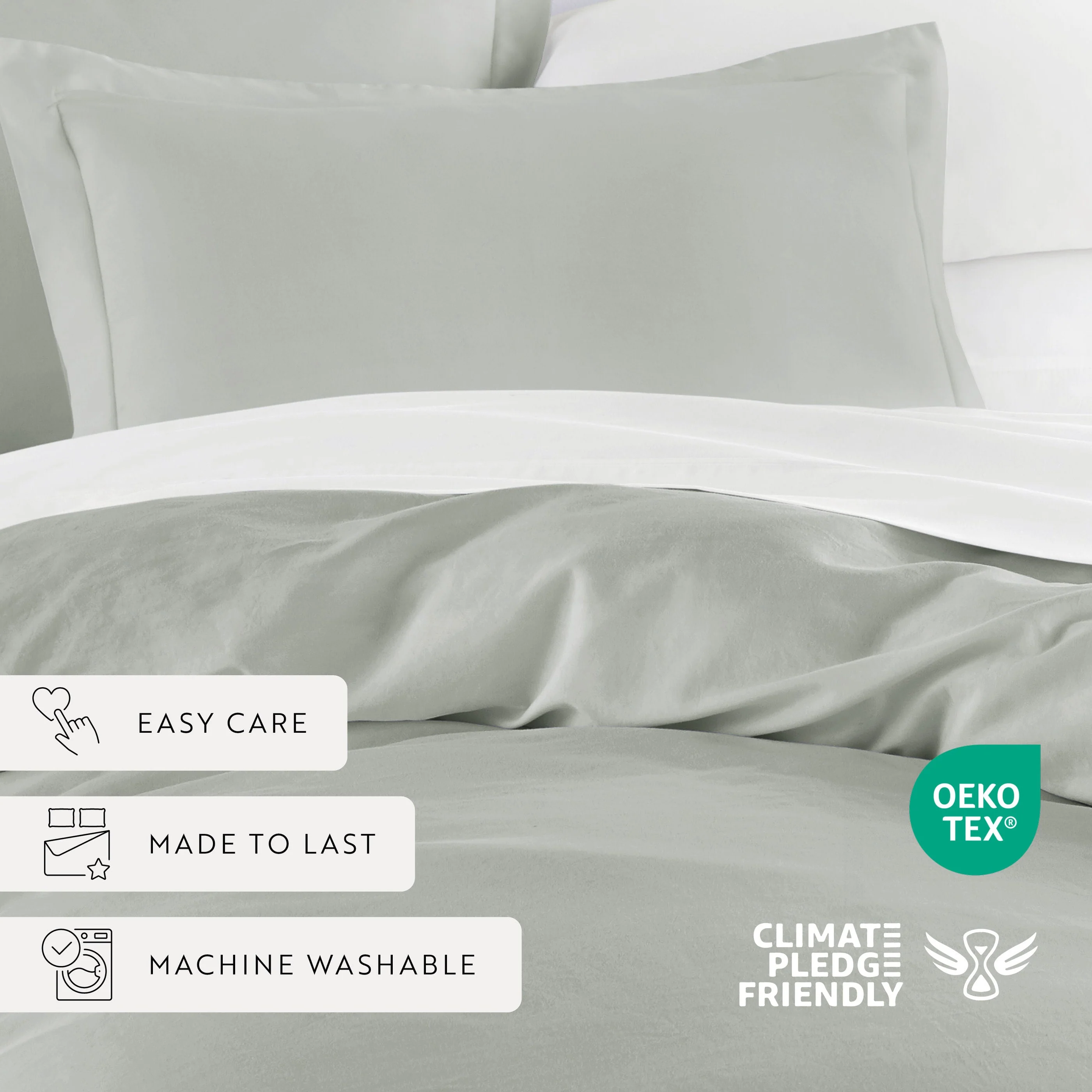 100% Long Staple Cotton 3-Piece Duvet Cover Set (Sale) - Image 40
