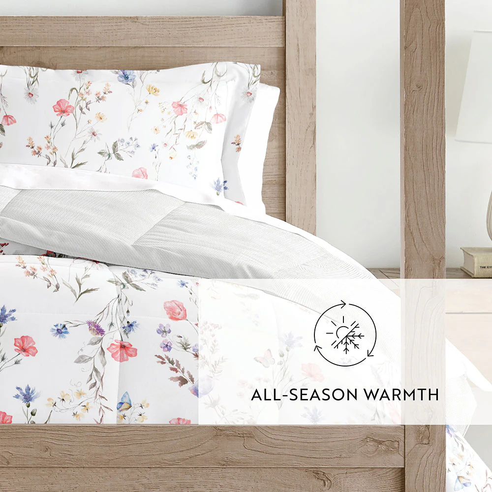 Meadow Floral Reversible Down-Alternative Comforter Set (Sale) - Image 10