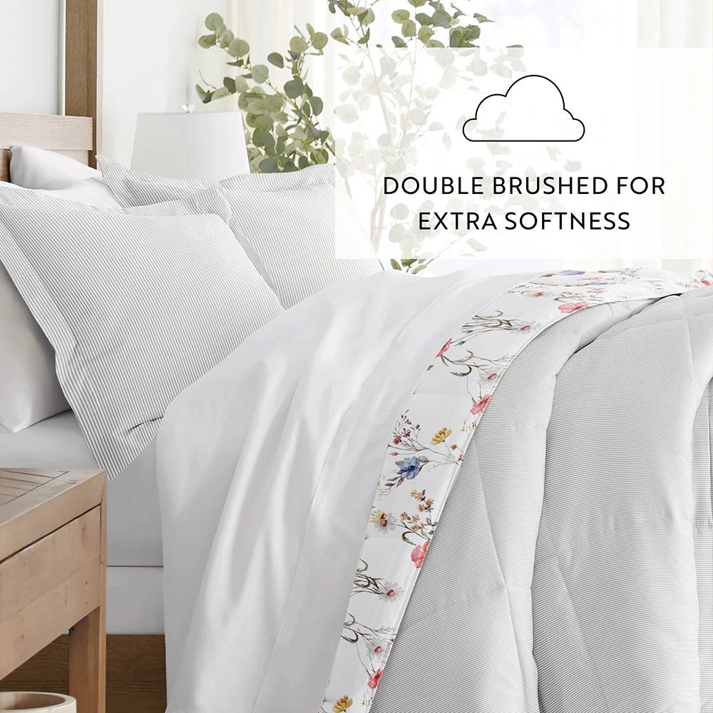Meadow Floral Reversible Down-Alternative Comforter Set (Sale) - Image 11