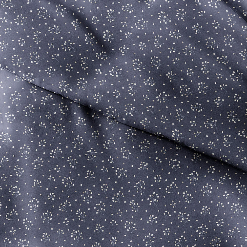Midnight Blossoms Pattern 3-Piece Duvet Cover Set (Sale) - Image 7