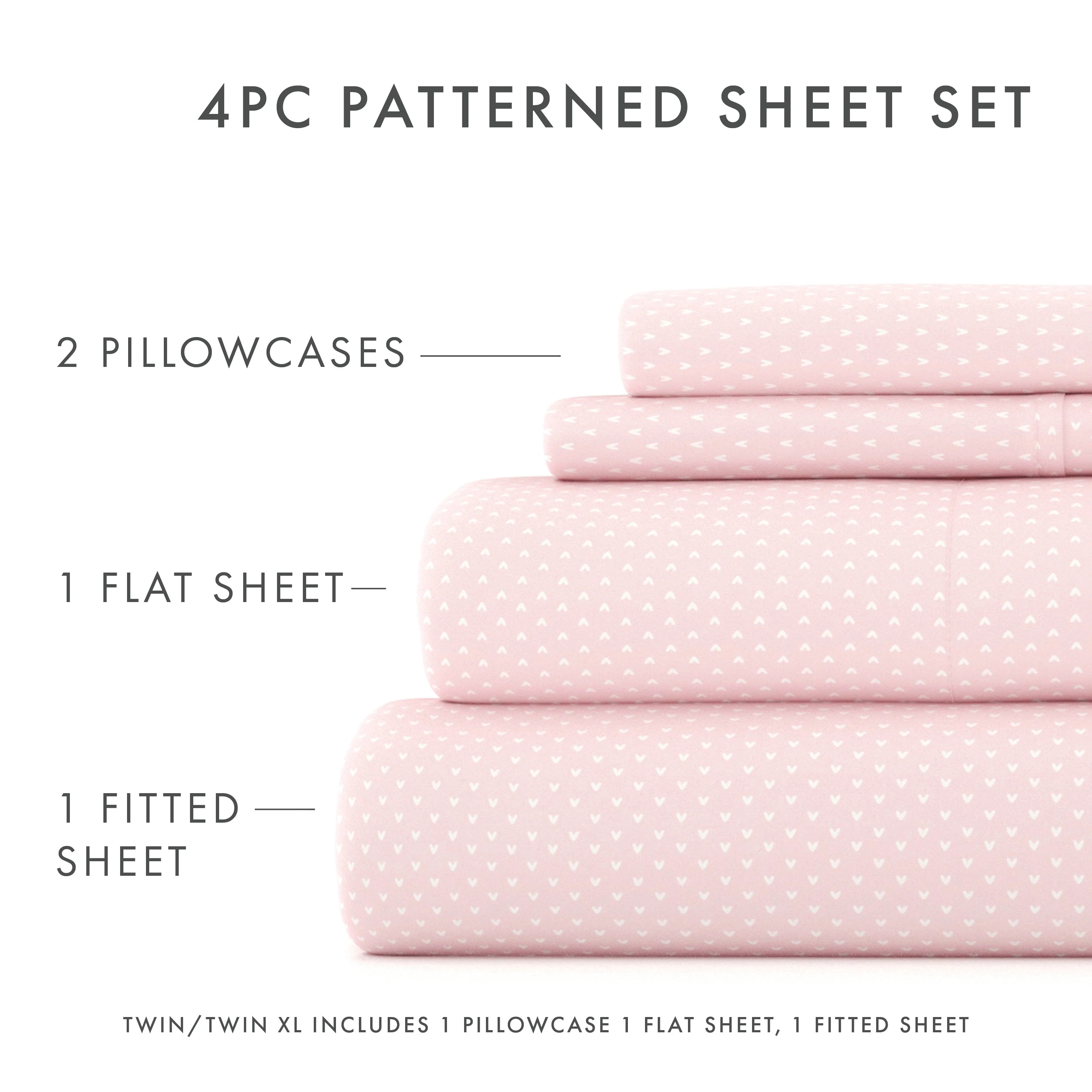 My Heart Pattern 4-Piece Sheet Set (Sale) - Image 13