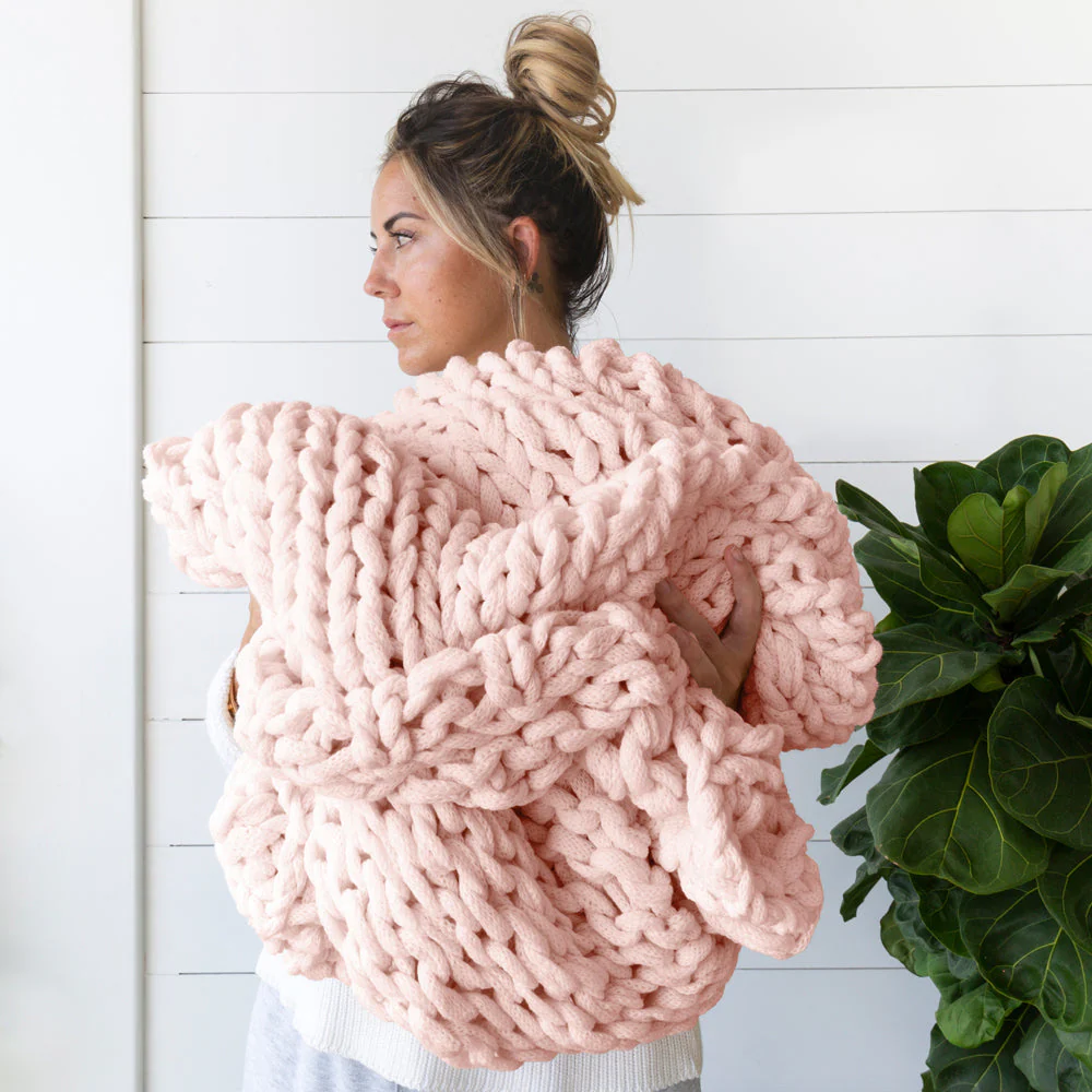 Sale - Oversized Chunky Knit Blanket - Image 14