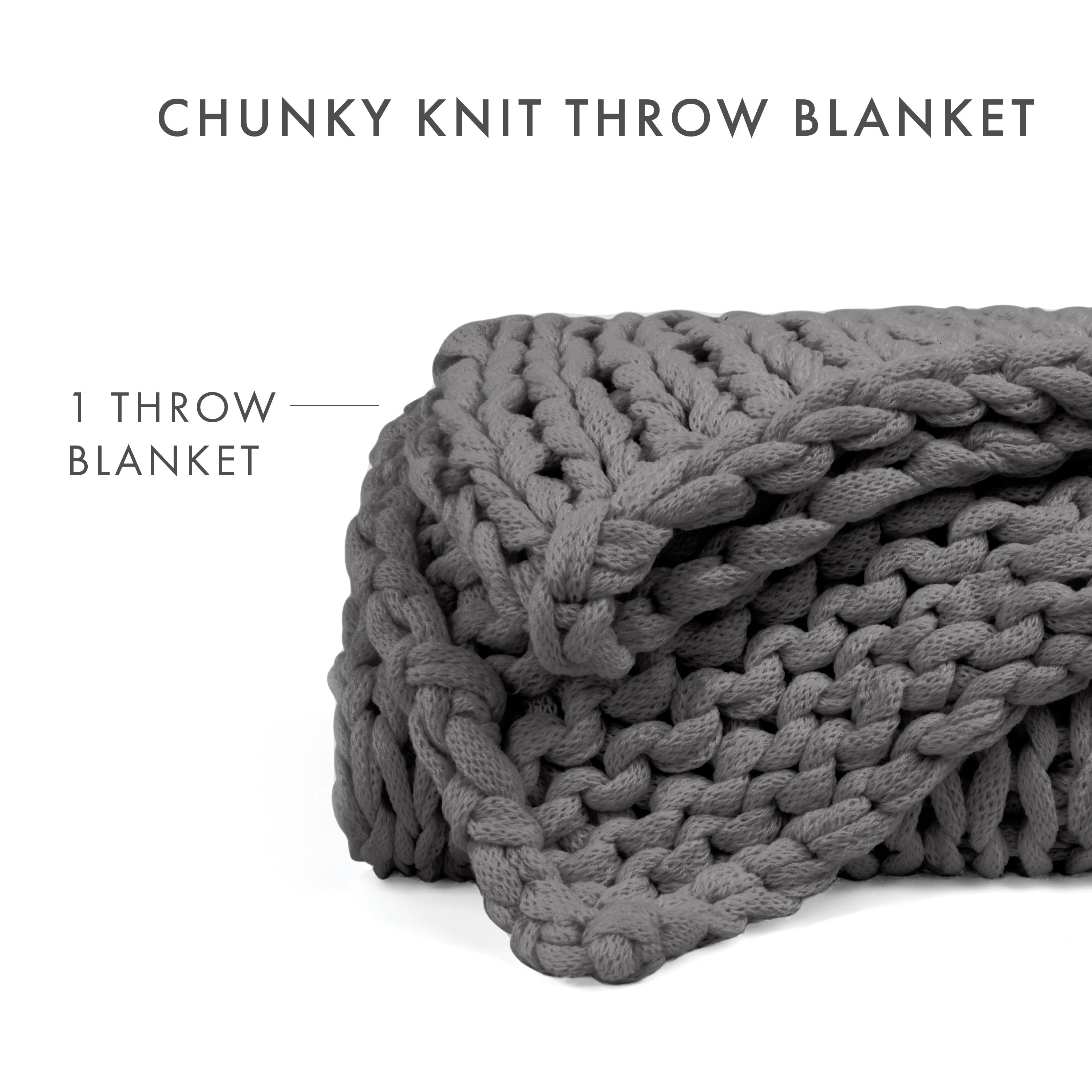Sale - Oversized Chunky Knit Blanket - Image 17