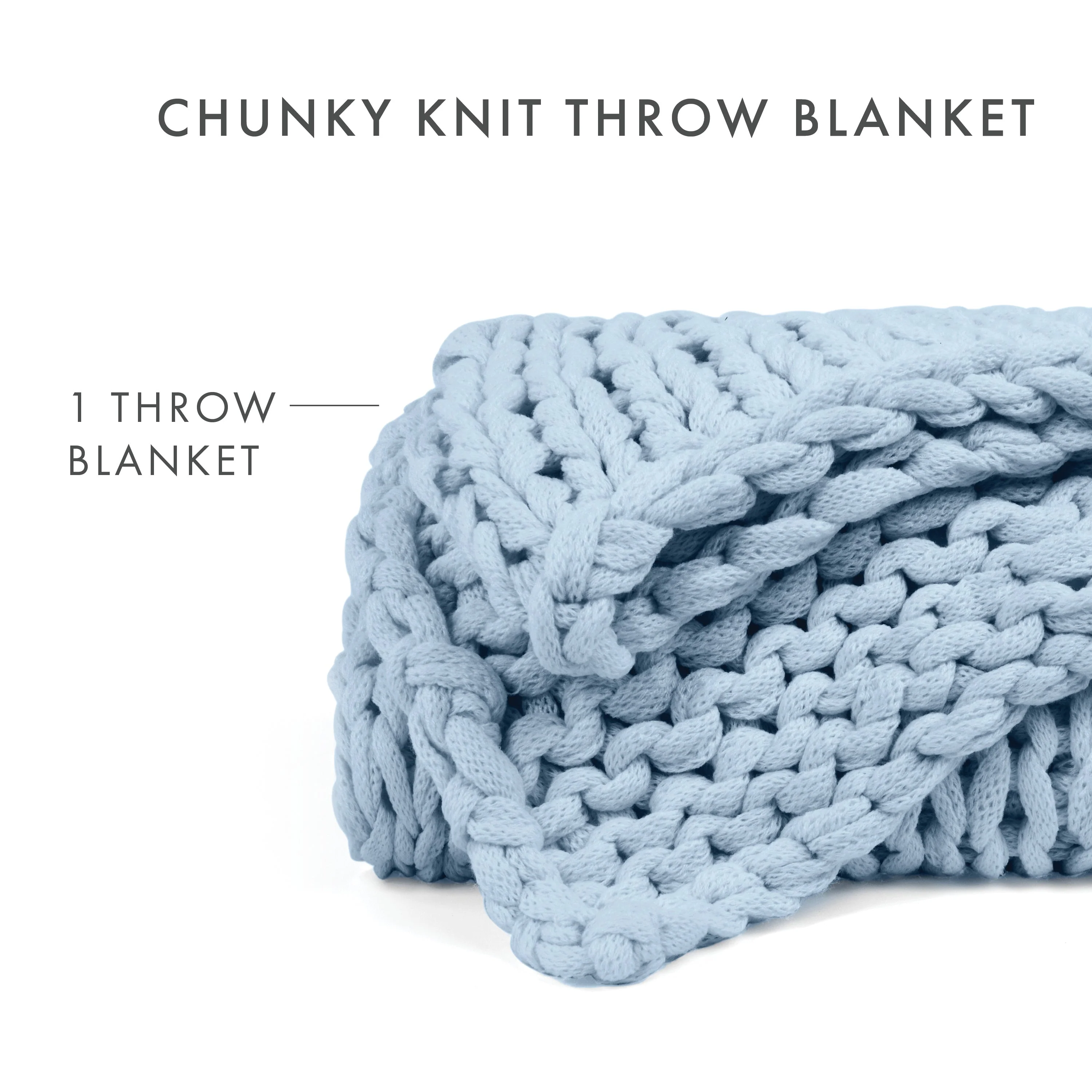 Sale - Oversized Chunky Knit Blanket - Image 22