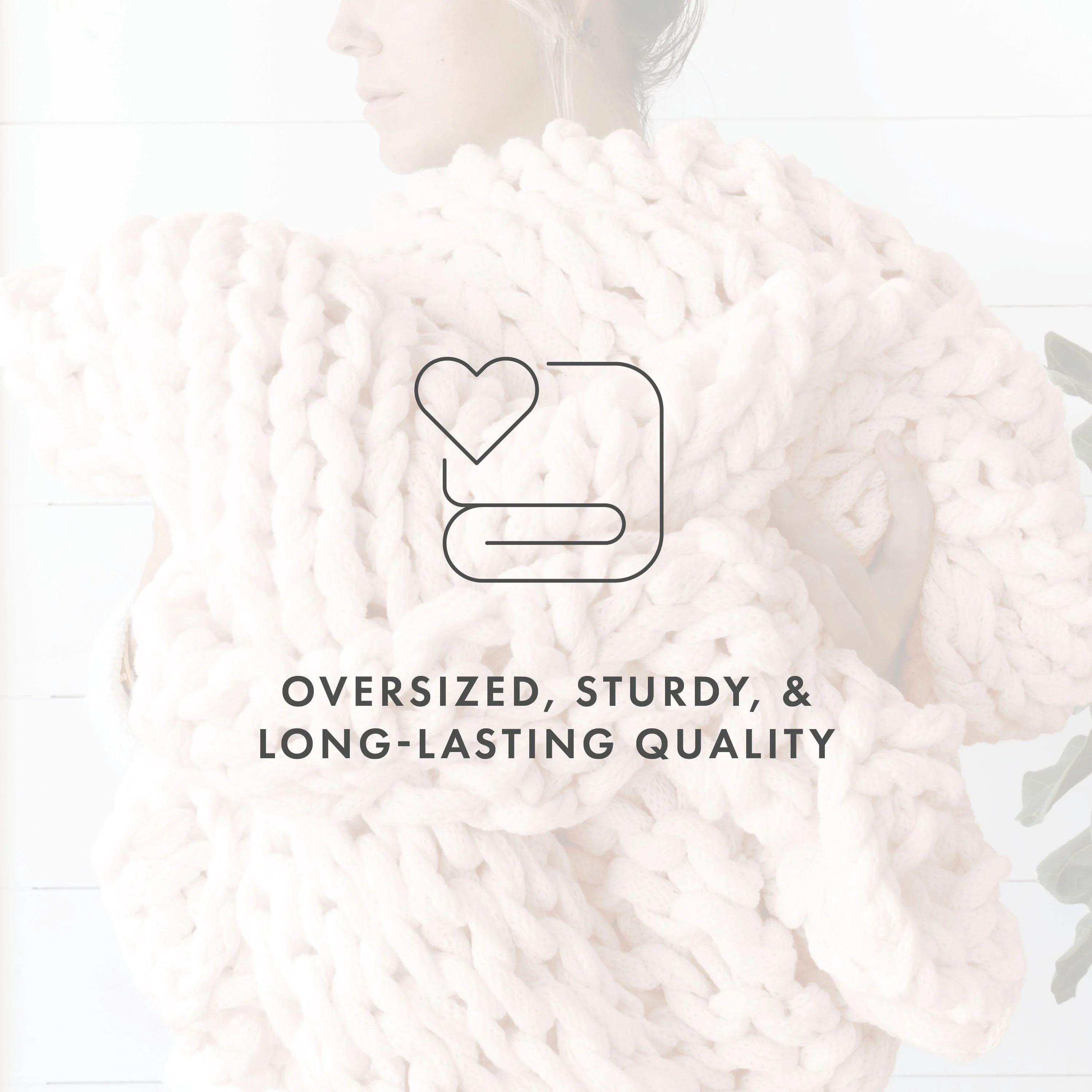 Sale - Oversized Chunky Knit Blanket - Image 34