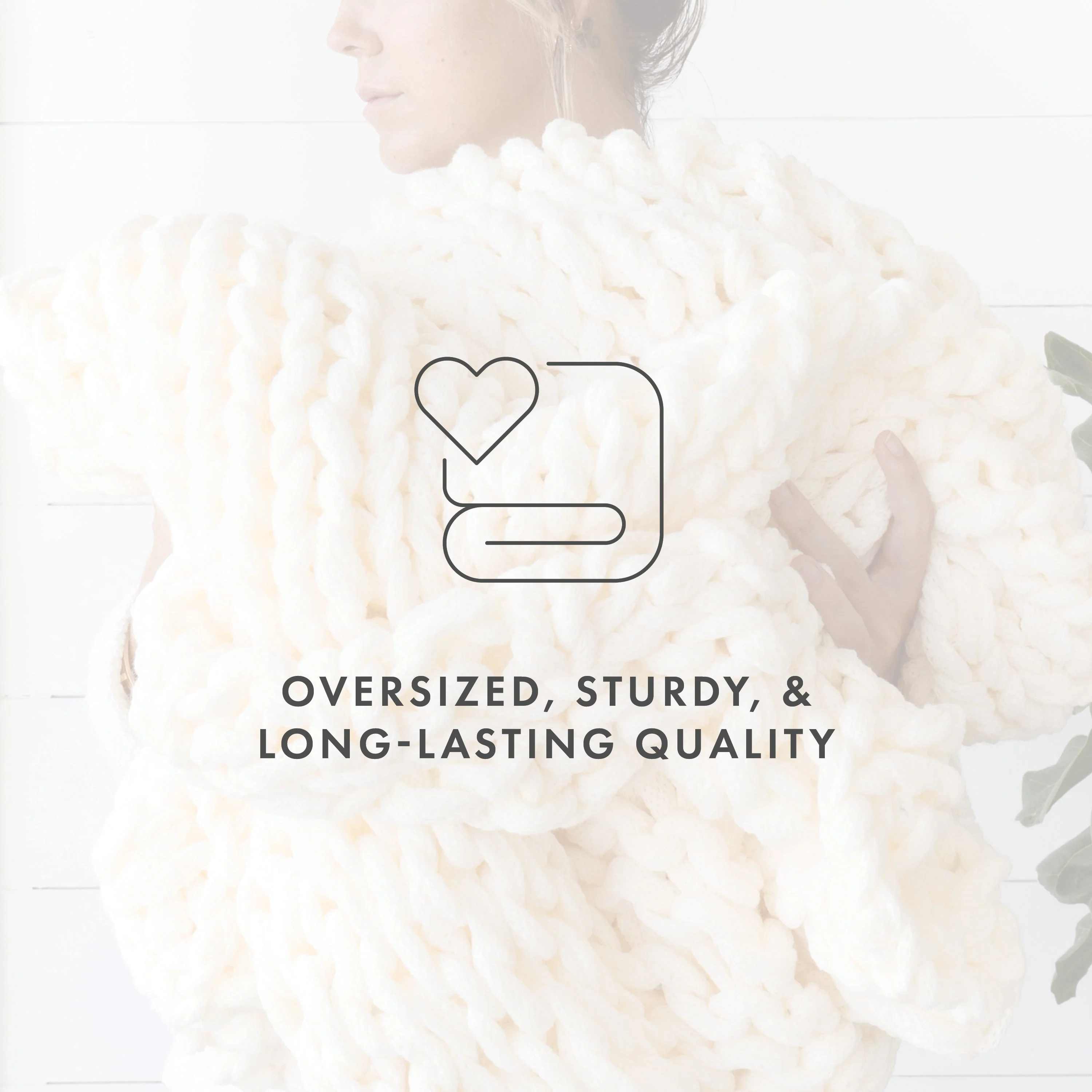 Sale - Oversized Chunky Knit Blanket - Image 35