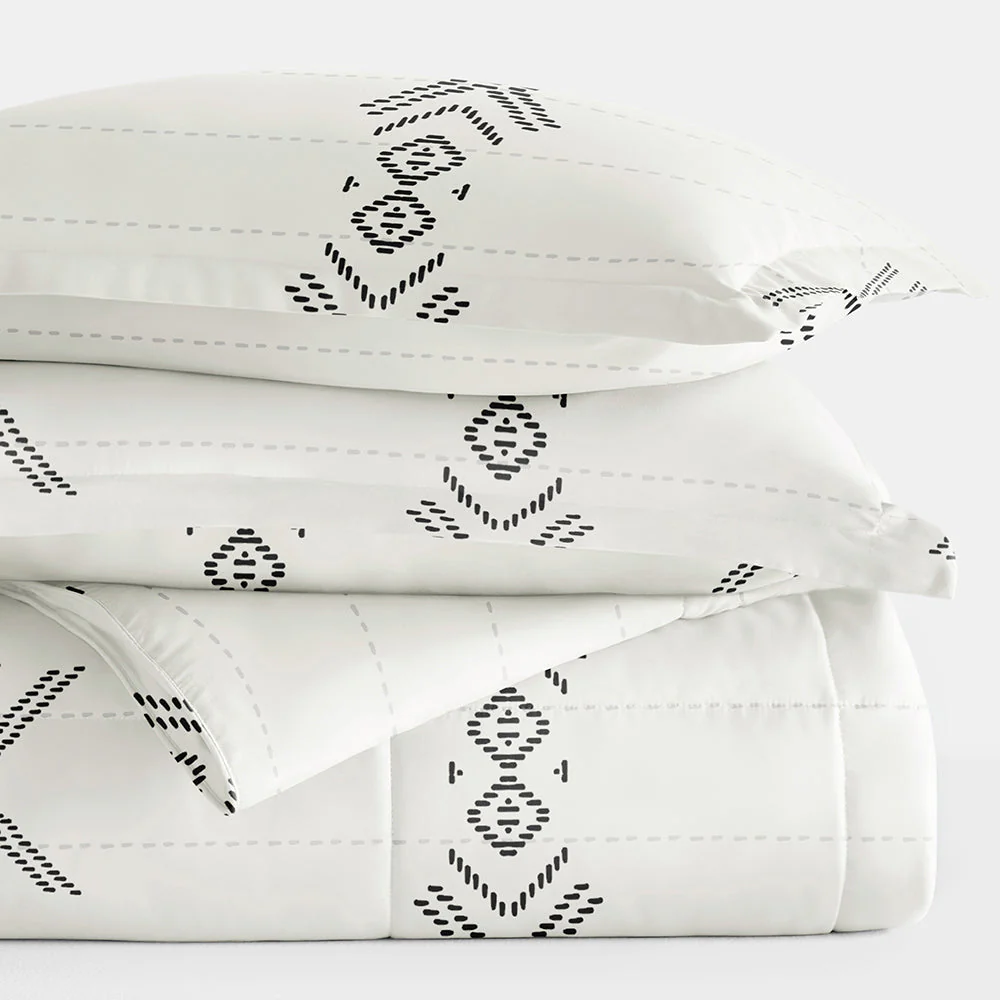 Sale - Patterned Down-Alternative Comforter Set - Image 92