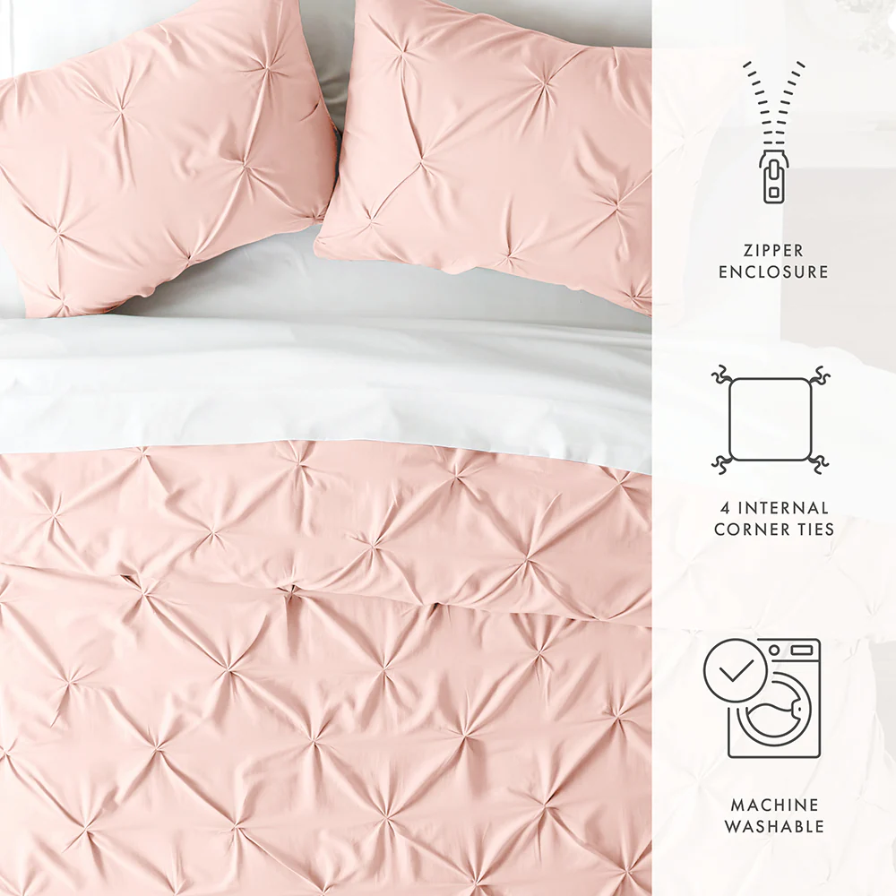 Pinch-Pleat 3-Piece Duvet Cover Set (Sale) - Image 21