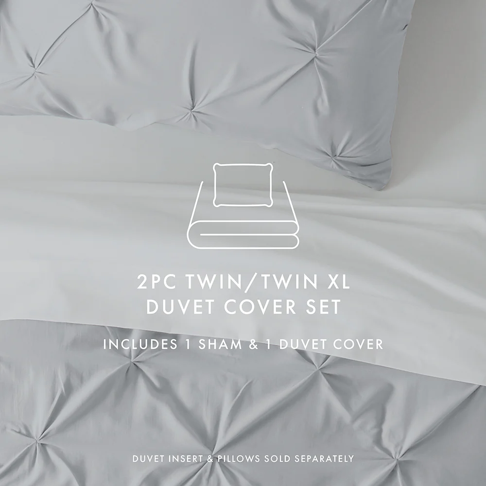 Pinch-Pleat 3-Piece Duvet Cover Set (Sale) - Image 34