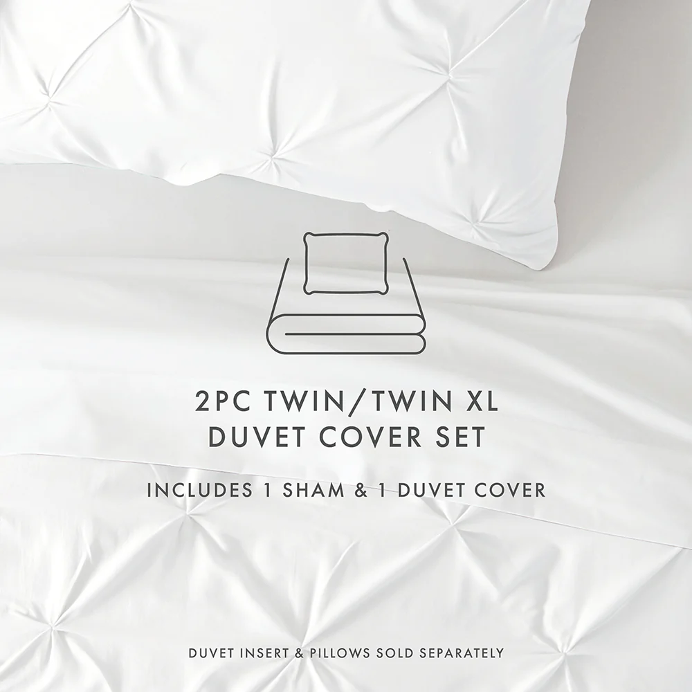 Pinch-Pleat 3-Piece Duvet Cover Set (Sale) - Image 36