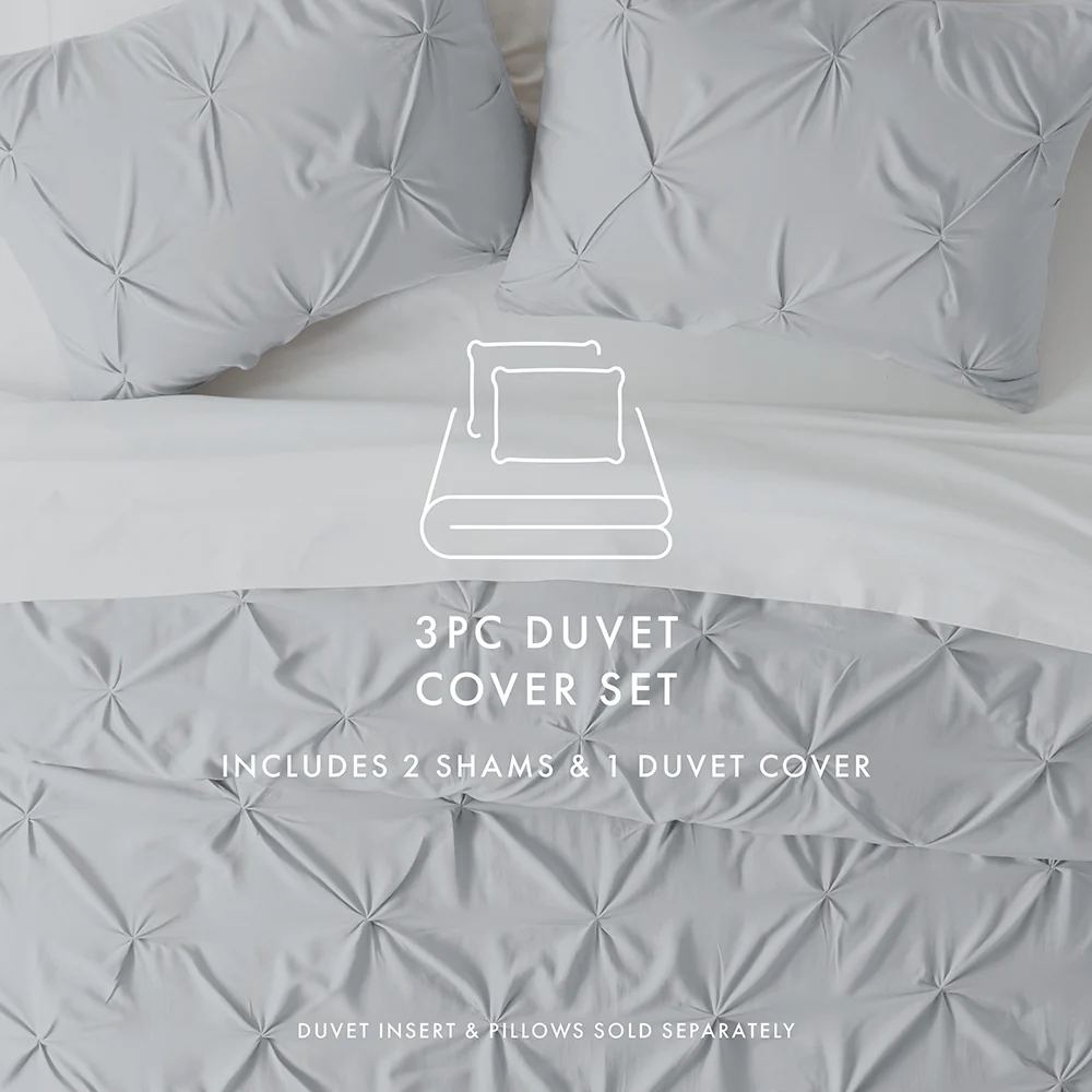 Pinch-Pleat 3-Piece Duvet Cover Set (Sale) - Image 40
