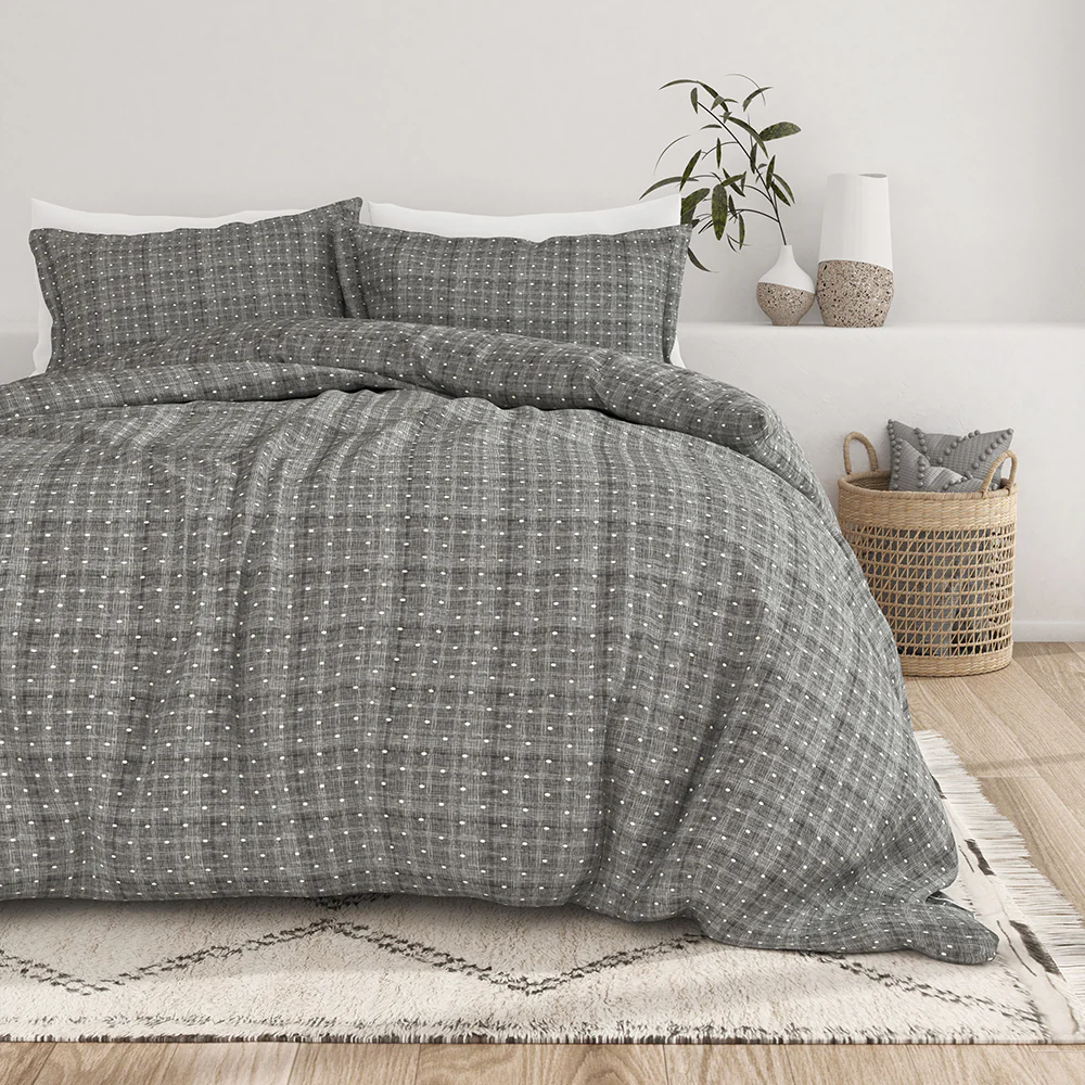 Polkadot Pattern 3-Piece Duvet Cover Set (Sale) - Image 3