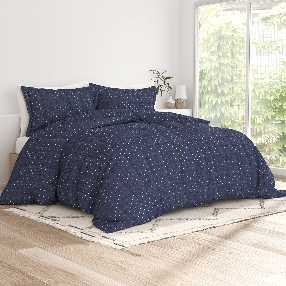 Polkadot Pattern 3-Piece Duvet Cover Set (Sale) - Image 6