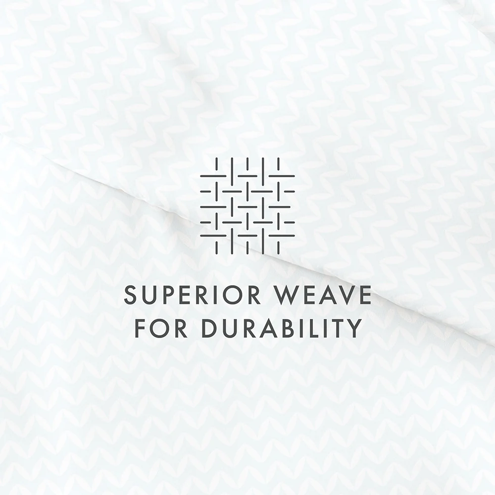 Puffed Chevron Pattern 3-Piece Duvet Cover Set (Sale) - Image 29