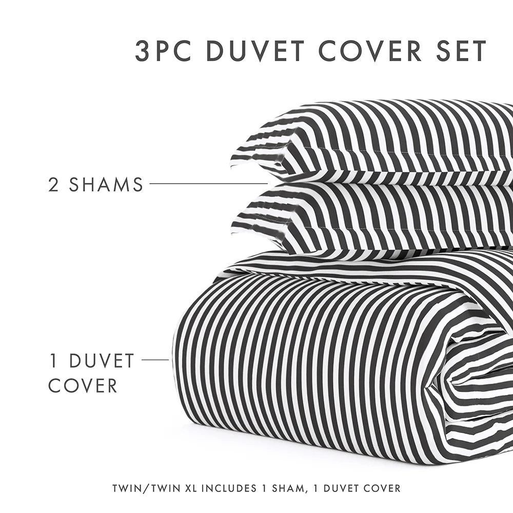 Ribbon Pattern 3-Piece Duvet Cover Set (Sale) - Image 11