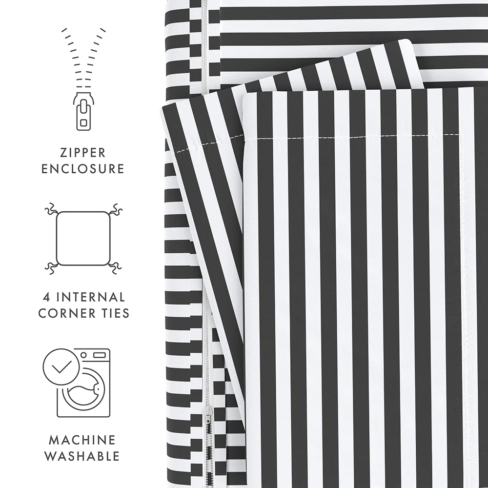 Ribbon Pattern 3-Piece Duvet Cover Set (Sale) - Image 9
