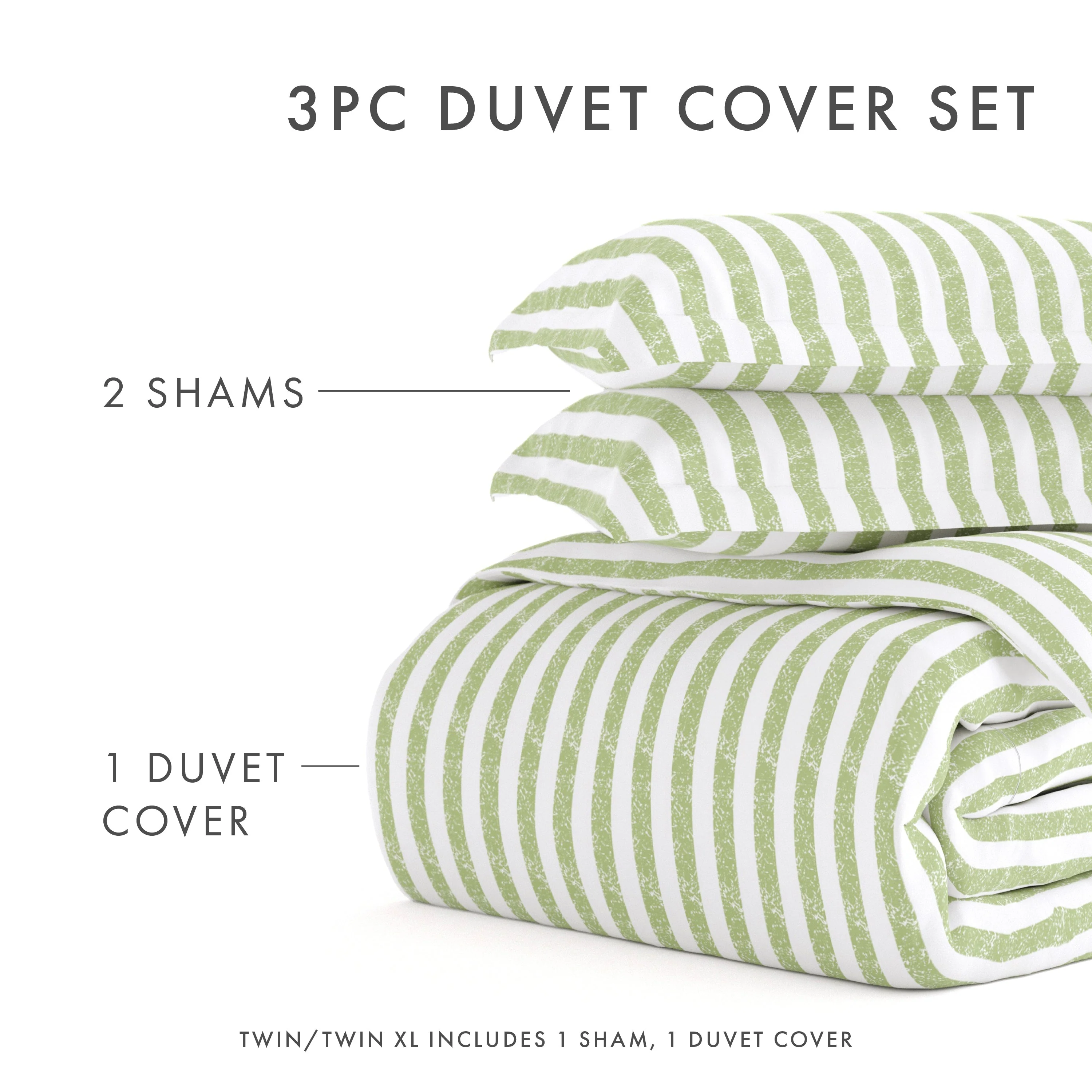 Rugged Stripes Pattern 3-Piece Duvet Cover Set (Sale) - Image 20