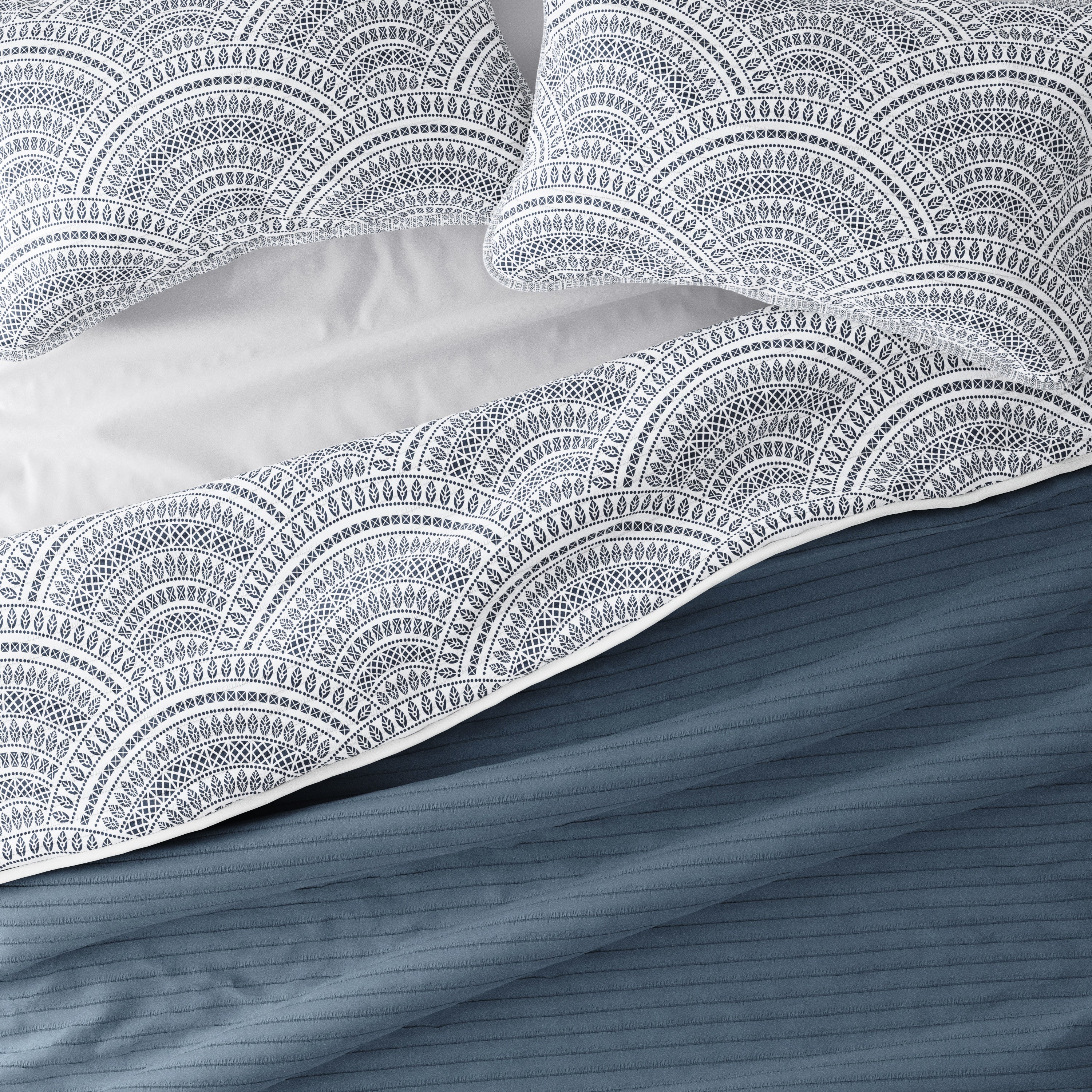 Scallop Reversible Quilted Coverlet Set (Sale) - Image 14