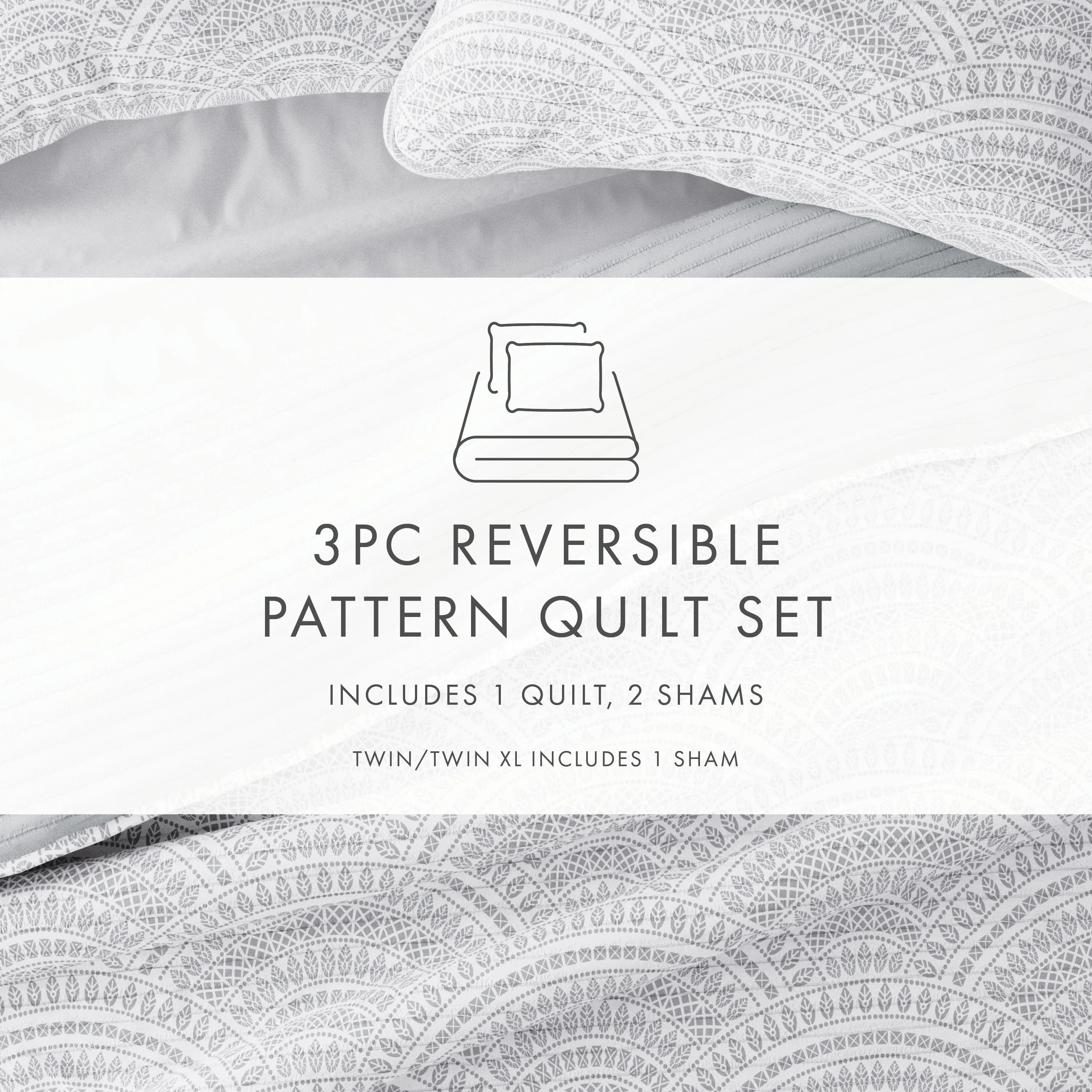 Scallop Reversible Quilted Coverlet Set (Sale) - Image 28