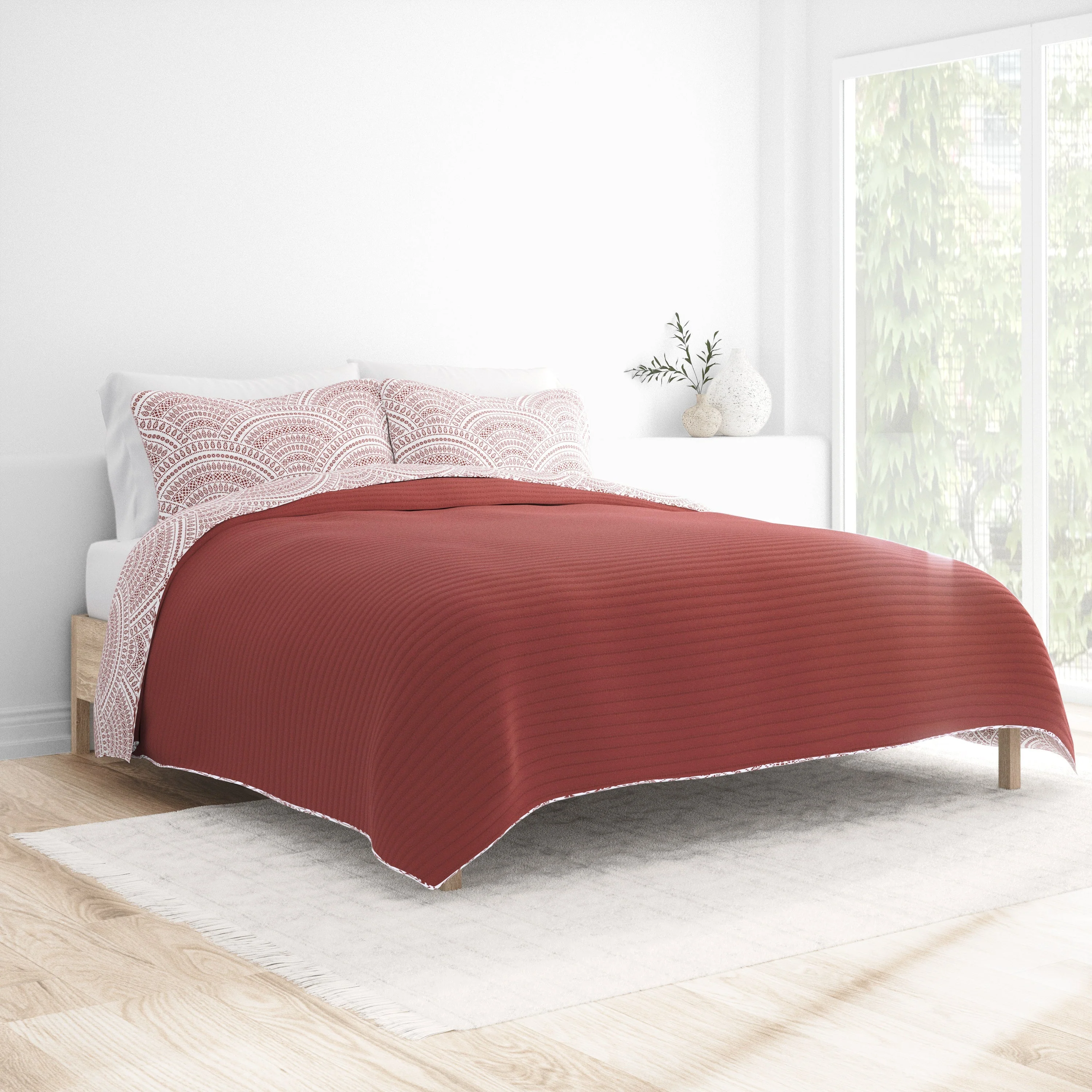 Scallop Reversible Quilted Coverlet Set (Sale) - Image 5