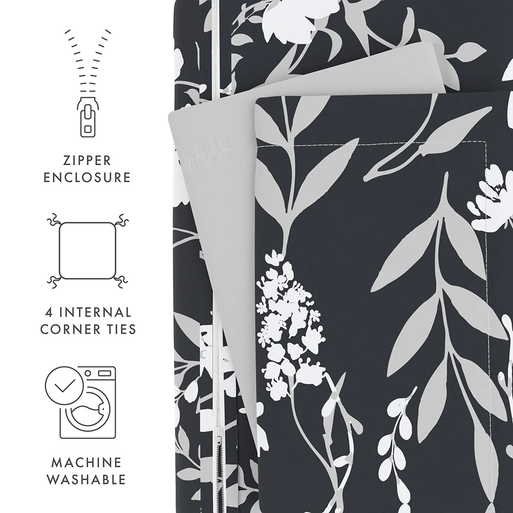 Secret Garden Pattern 3-Piece Reversible Duvet Cover Set (Sale) - Image 11