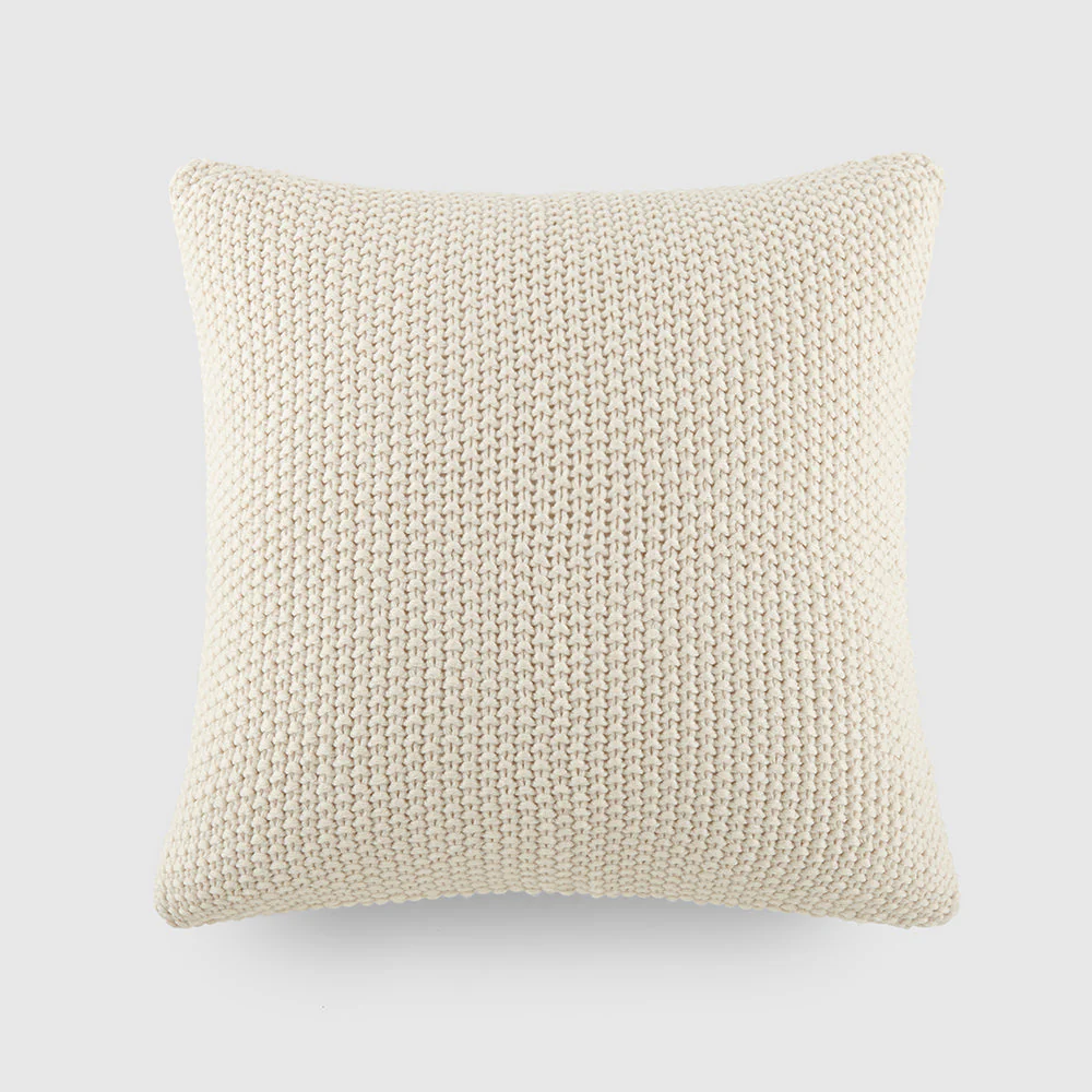 Seed Stitch Knit Throw Pillow Cover and Insert (Sale) - Image 4