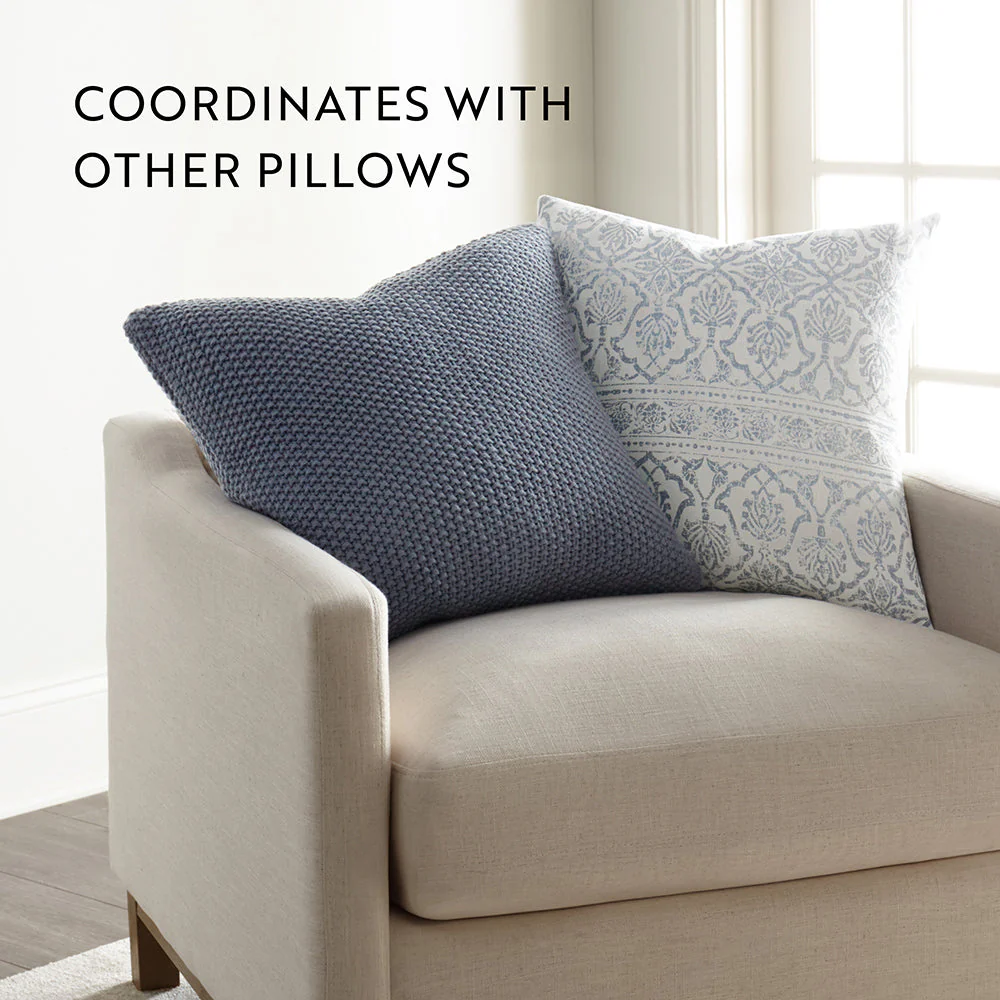 Seed Stitch Knit Throw Pillow Cover and Insert (Sale) - Image 51