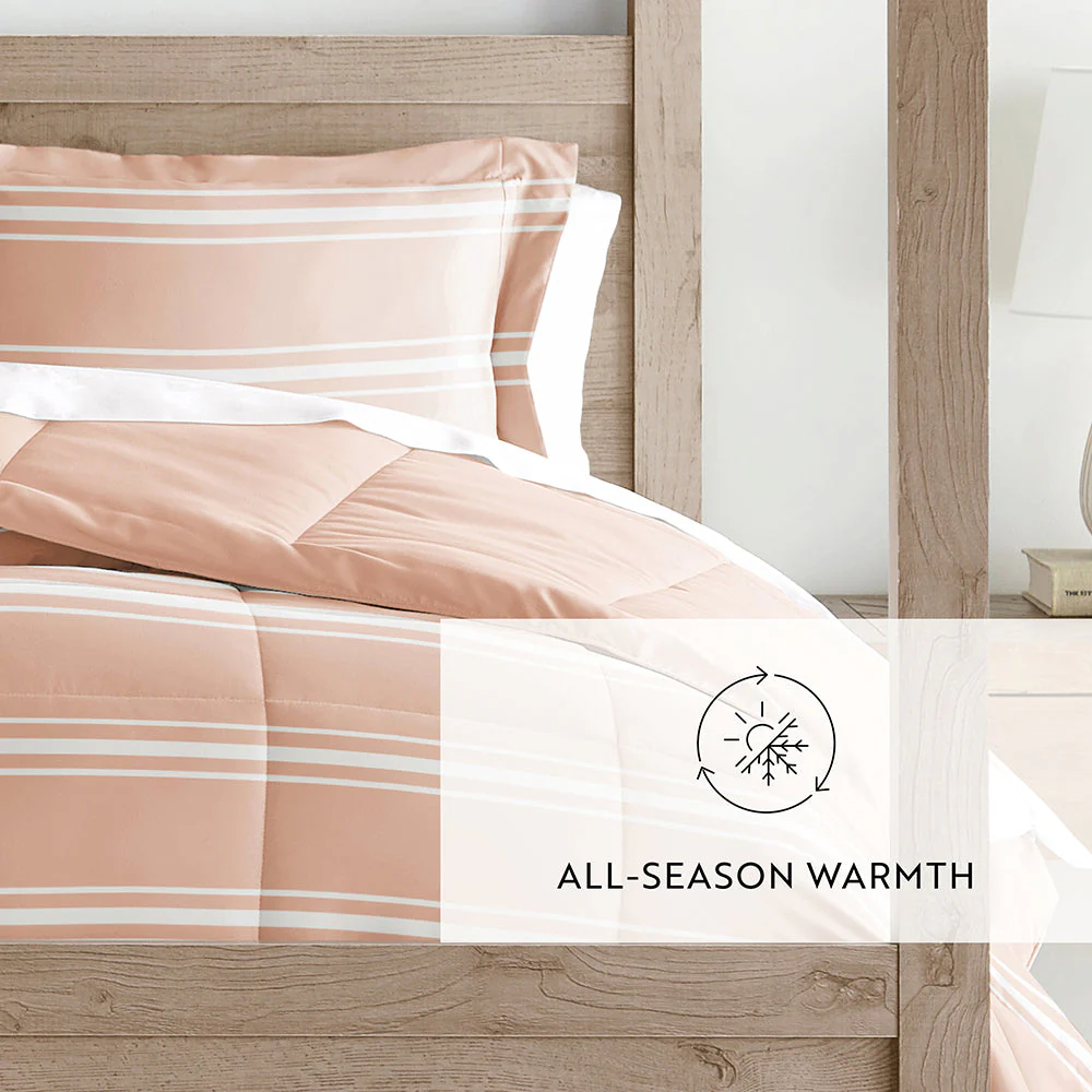 Soft Stripe Reversible Down-Alternative Comforter Set (Sale) - Image 19